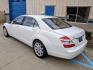 2007 Calcite White /Saddle Tan Leather Mercedes-Benz S-Class S550 4Matic (WDDNG86X27A) with an 5.5L V8 DOHC 32V engine, 7-Speed Automatic Overdrive transmission, located at 603 Amelia Street, Plymouth, MI, 48170, (734) 459-5520, 42.378841, -83.464546 - Photo #2