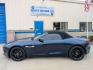 2014 Blue /Beige Leather Jaguar F-Type Base (SAJWA6E76E8) with an 3.0L V6 DOHC 24V engine, 8-Speed Automatic transmission, located at 603 Amelia Street, Plymouth, MI, 48170, (734) 459-5520, 42.378841, -83.464546 - Vehicles shown by appointment - Please call ahead - 734-459-5520, text 734-658-4573 or contact us via our web site at: http://www.selectmotors.com for complete Inventory, Photos, Videos and FREE Carfax Reports. 2014 Jaguar F-TYPE Convertible, Indigo Blue Metallic with Cirrus Beige leather, 95K mi - Photo#2