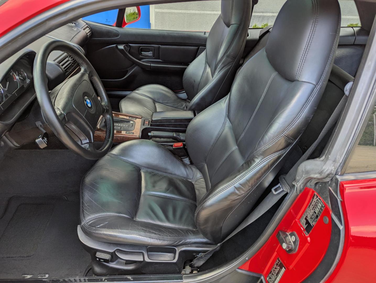 1999 Red /Black Leather BMW Z3 2.8 Coupe (4USCK533XXL) with an 2.8L L6 DOHC 24V engine, 4 Speed Automatic transmission, located at 603 Amelia Street, Plymouth, MI, 48170, (734) 459-5520, 42.378841, -83.464546 - Vehicles shown by appointment - Please call ahead - 734-459-5520, text 734-658-4573 or contact us via our web site at: http://www.selectmotors.com for complete Inventory, Photos, Videos and FREE Carfax Reports. 1999 BMW Z3 2.8 Coupe Hellrot Red with Black leather interior, 107K miles, One Owner, - Photo#4