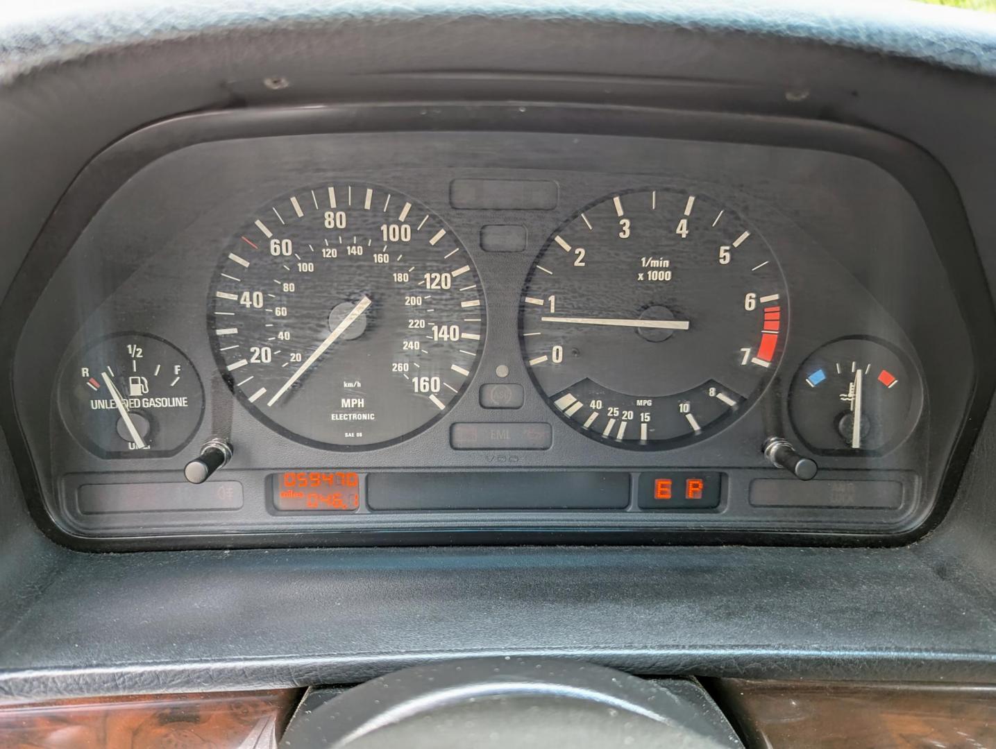1990 Black /Black Leather BMW 7-Series 735iL (WBAGC4315LD) with an 3.4L L6 SOHC 12V engine, 4-Speed Automatic Overdrive transmission, located at 603 Amelia Street, Plymouth, MI, 48170, (734) 459-5520, 42.378841, -83.464546 - Vehicles shown by appointment - Please call ahead - 734-459-5520, text 734-658-4573 or contact us via our web site at: http://www.selectmotors.com for complete Inventory, Photos, Videos and FREE Carfax Reports. 1990 BMW 735iL, Black with black leather interior, 59K miles. Last owner purchased in - Photo#18