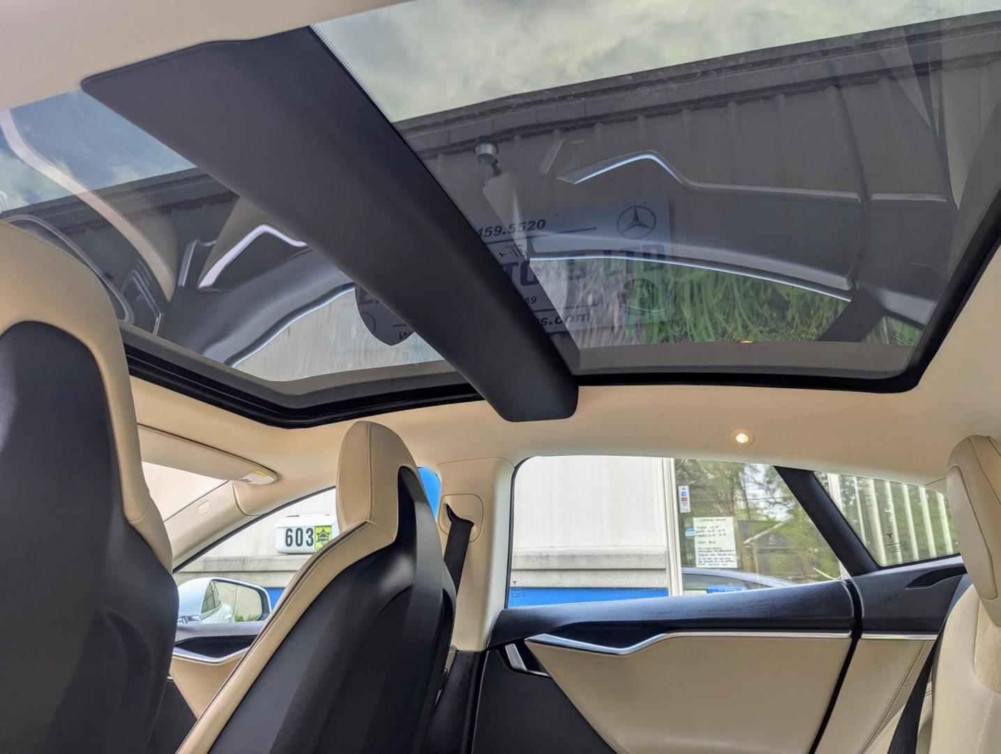 2014 White /Tan Nappa Leather Tesla Model S Base (5YJSA1H1XEF) with an ELECTRIC engine, 1-Speed Automatic transmission, located at 603 Amelia Street, Plymouth, MI, 48170, (734) 459-5520, 42.378841, -83.464546 - Vehicles shown by appointment - Please call ahead - 734-459-5520, text 734-658-4573 or contact us via our web site at: http://www.selectmotors.com for complete Inventory, Photos, Videos and FREE Carfax Reports. 2014 Tesla Model S 85, FREE Unlimited Supercharging. White with Tan Nappa leather seat - Photo#6