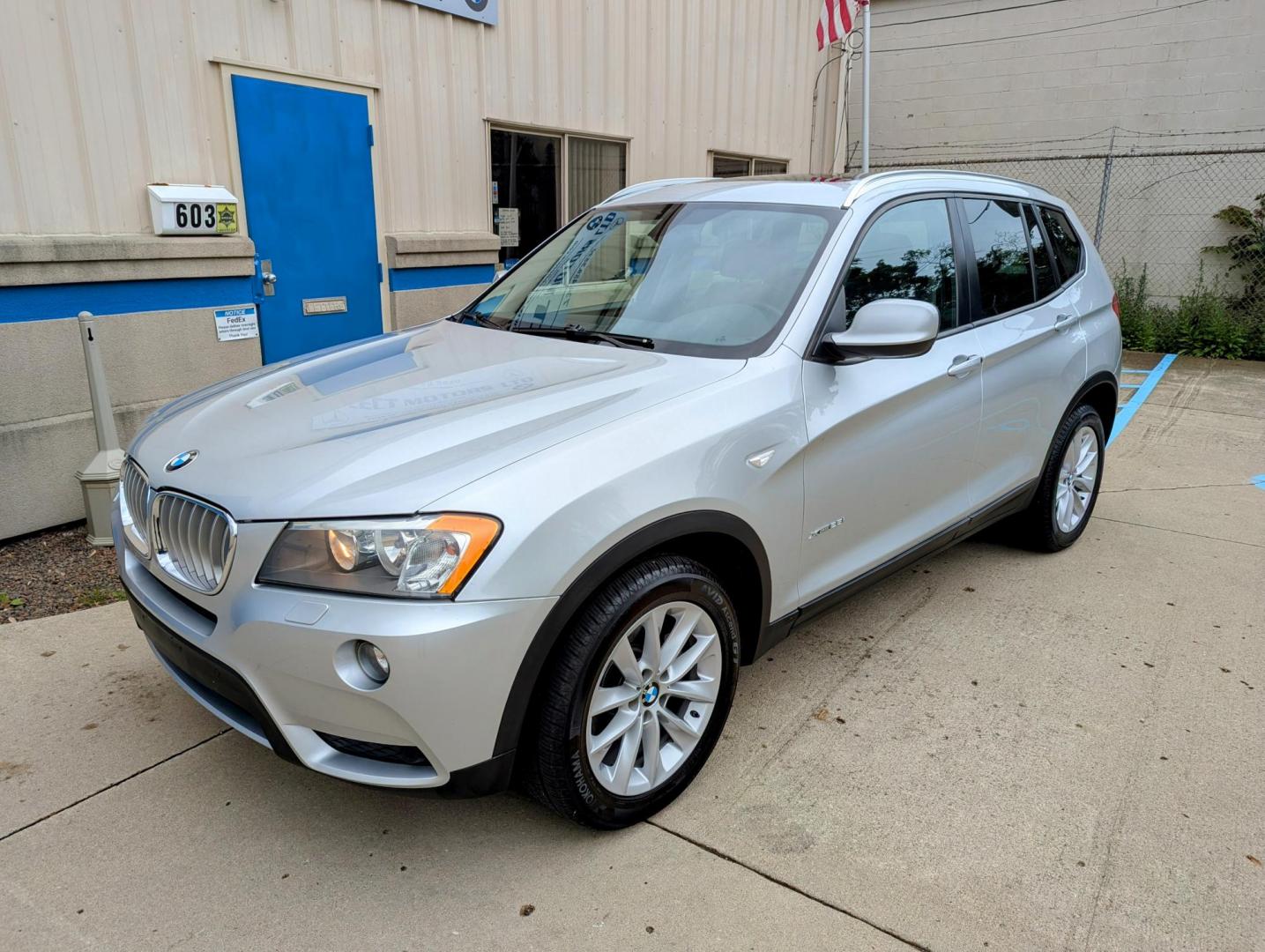 2014 Titanium Silver /Black Leather BMW X3 xDrive28i (5UXWX9C52E0) with an 2.0L L4 DOHC 16V engine, 8-Speed Automatic transmission, located at 603 Amelia Street, Plymouth, MI, 48170, (734) 459-5520, 42.378841, -83.464546 - Photo#0