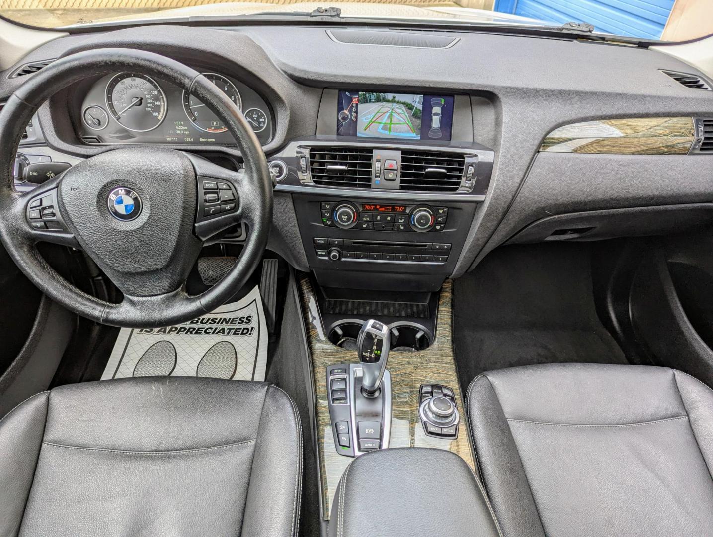 2014 Titanium Silver /Black Leather BMW X3 xDrive28i (5UXWX9C52E0) with an 2.0L L4 DOHC 16V engine, 8-Speed Automatic transmission, located at 603 Amelia Street, Plymouth, MI, 48170, (734) 459-5520, 42.378841, -83.464546 - Photo#10