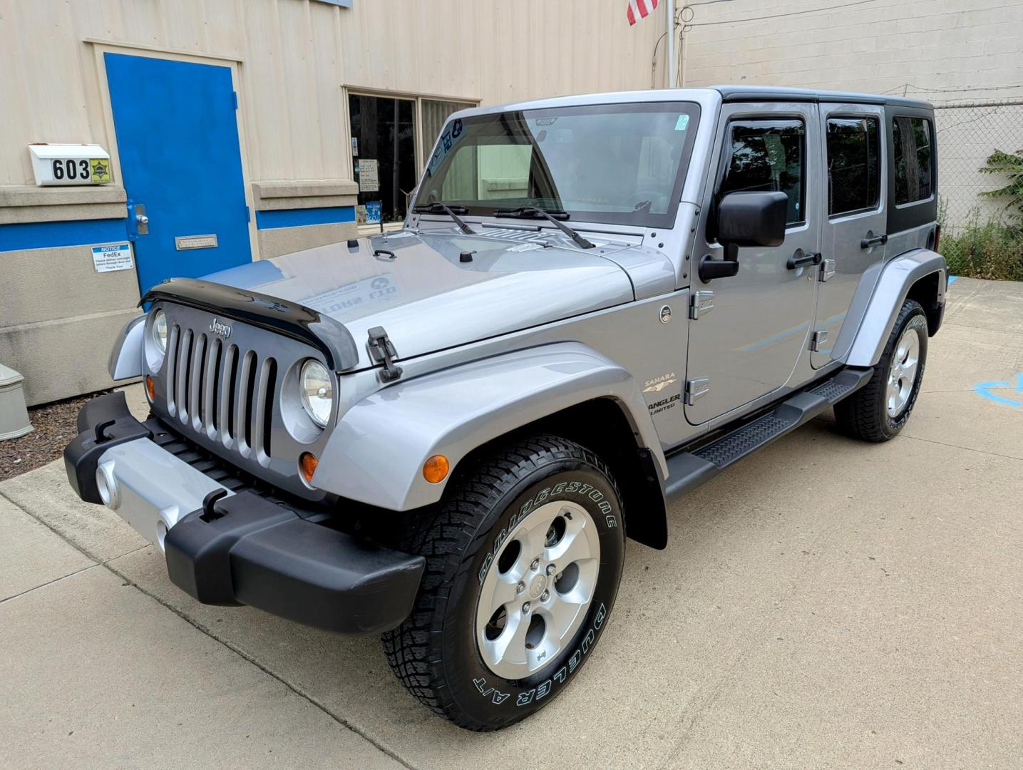 2013 Silver Metallic /Black Jeep Wrangler Unlimited Sahara 4WD (1C4BJWEG3DL) with an 3.6L V6 DOHC 24V FFV engine, Automatic transmission, located at 603 Amelia Street, Plymouth, MI, 48170, (734) 459-5520, 42.378841, -83.464546 - Vehicles shown by appointment - Please call ahead - 734-459-5520, text 734-658-4573 or contact us via our web site at: http://www.selectmotors.com for complete Inventory, Photos, Videos and FREE Carfax Reports. 2013 Jeep Wrangler Unlimited Sahara. Billet Silver Metallic with black interior, 175K - Photo#0