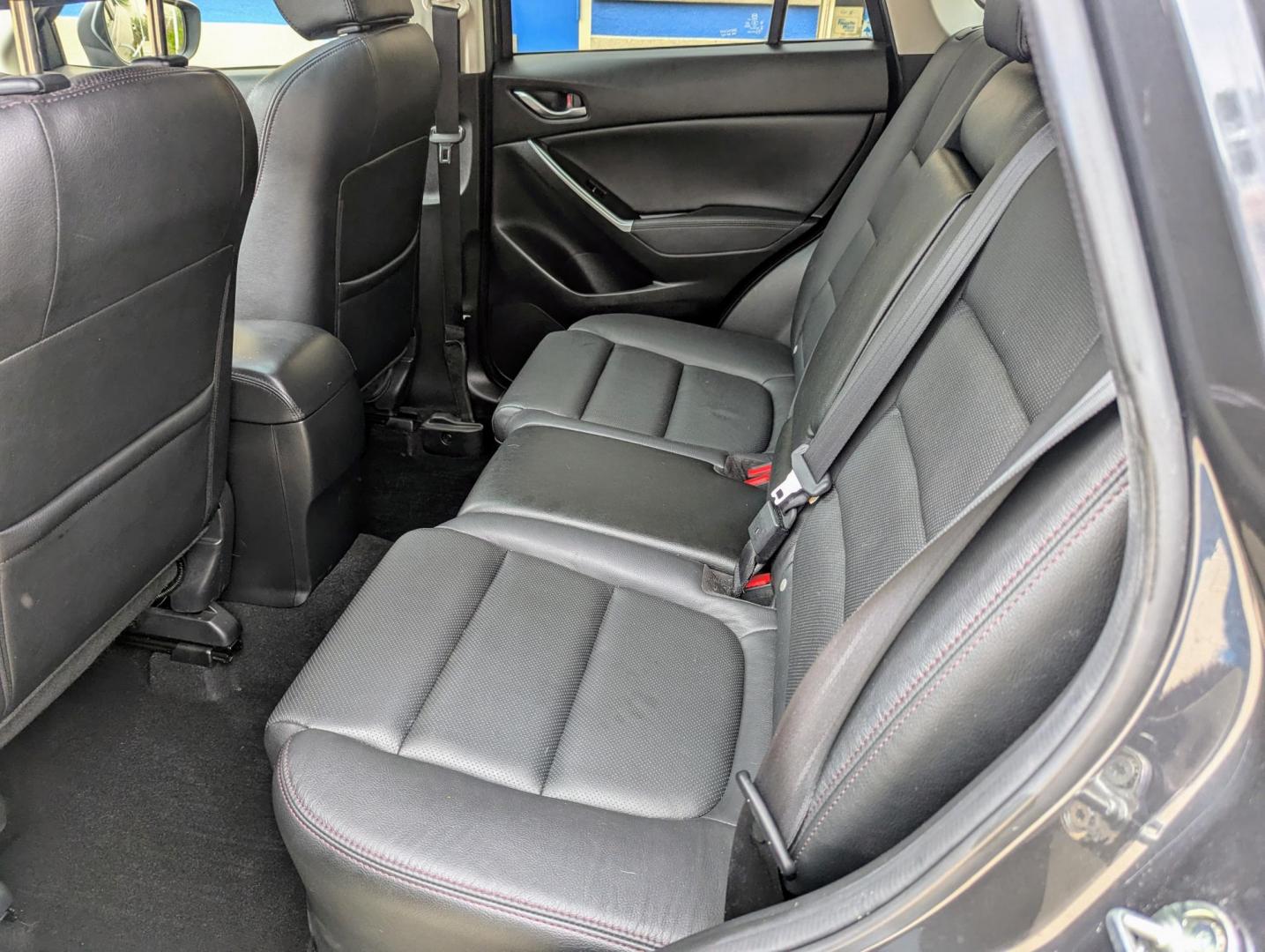 2016 Meteor Gray Mica /Black Leather Mazda CX-5 Grand Touring AWD (JM3KE4DY5G0) with an 2.5L L4 DOHC 16V engine, 6-Speed Automatic transmission, located at 603 Amelia Street, Plymouth, MI, 48170, (734) 459-5520, 42.378841, -83.464546 - Vehicles shown by appointment - Please call ahead - 734-459-5520, text 734-658-4573 or contact us via our web site at: http://www.selectmotors.com for complete Inventory, Photos, Videos and FREE Carfax Reports. 2016 Mazda CX5 Grand Touring, Meteor Gray Mica, Black leather interior, 134K one owner - Photo#10
