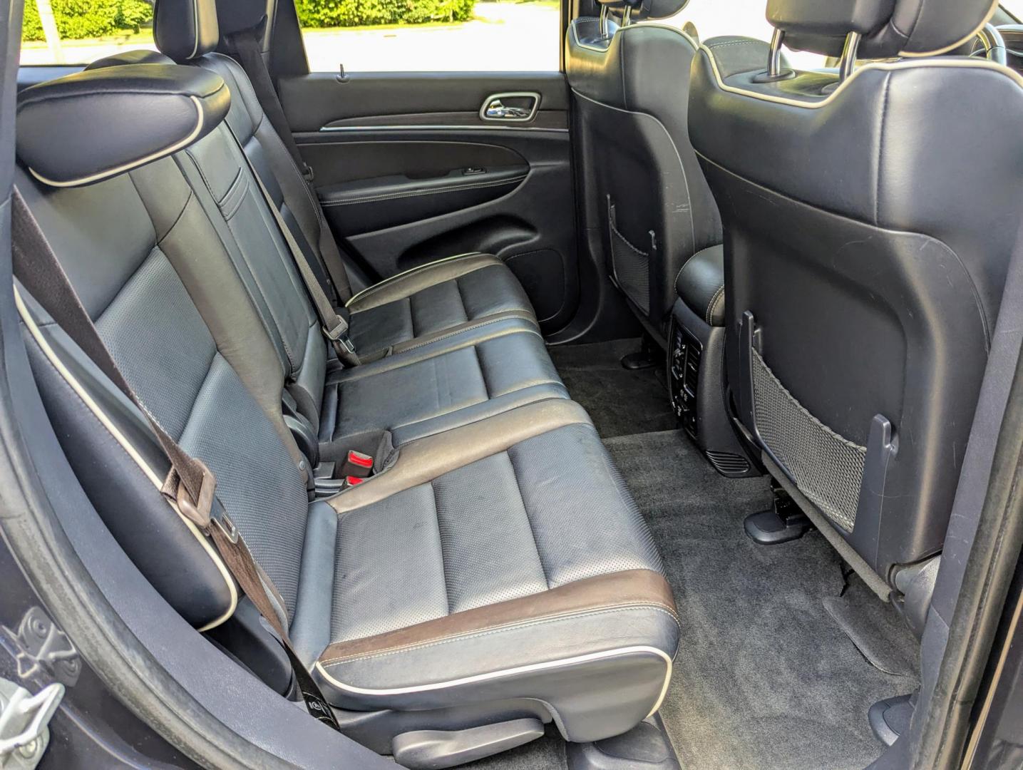 2014 Maximum Steel Metallic /Indigo Blue & Brown Leather Jeep Grand Cherokee Overland 4WD (1C4RJFCG5EC) with an 3.6L V6 DOHC 24V engine, 5-Speed Automatic transmission, located at 603 Amelia Street, Plymouth, MI, 48170, (734) 459-5520, 42.378841, -83.464546 - Vehicles shown by appointment - Please call ahead - 734-459-5520, text 734-658-4573 or contact us via our web site at: http://www.selectmotors.com for complete Inventory, Photos, Videos and FREE Carfax Reports. 2014 Jeep Grand Cherokee Overland, Maximum Steel Metallic with Indigo Blue & Brown int - Photo#7