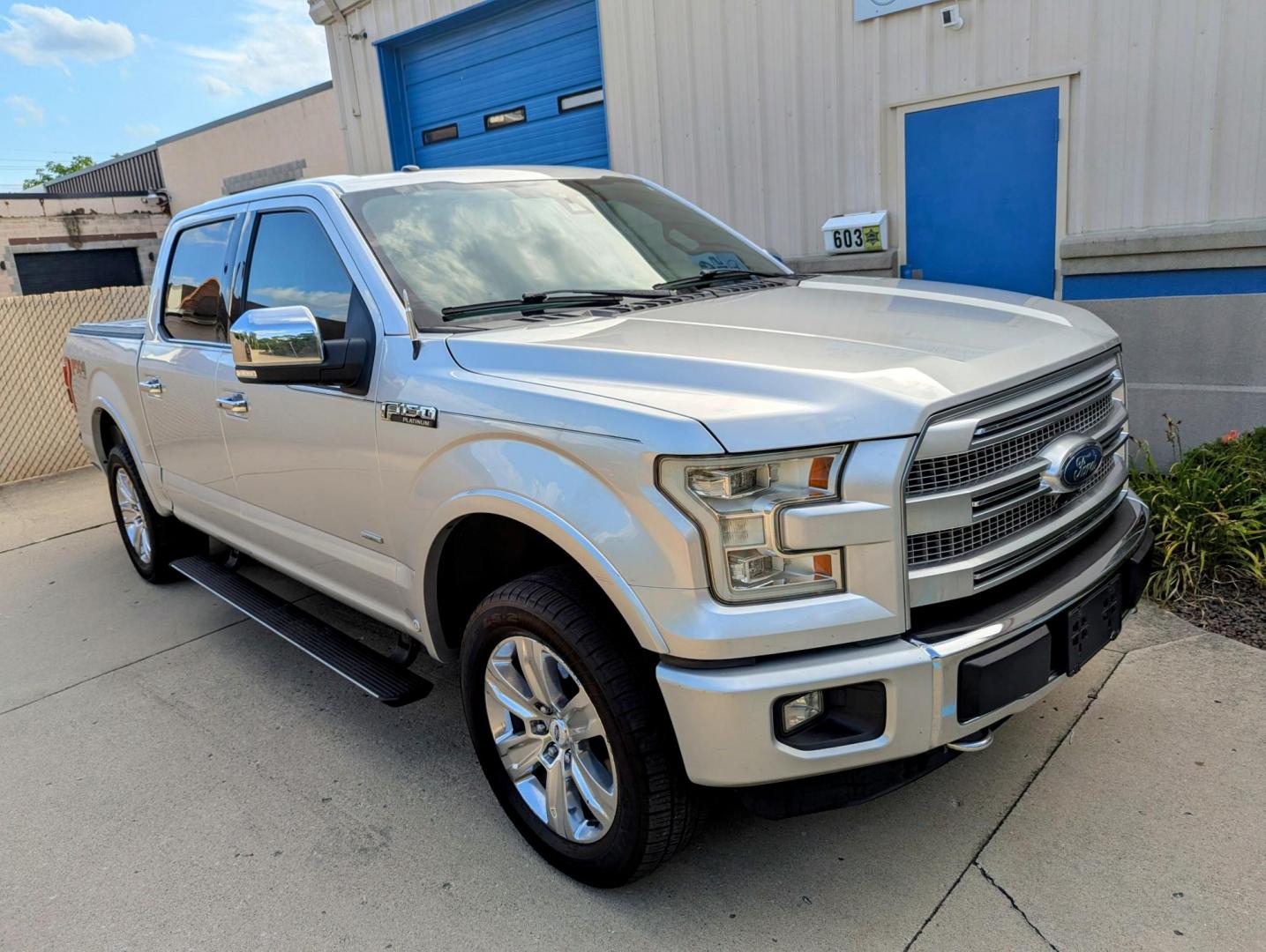 2015 Silver Metallic /Black Leather Ford F-150 Platinum SuperCrew 6.5-ft. Bed 4WD (1FTEW1EG7FF) with an 3.5L V6 TURBO engine, 6-Speed Automatic transmission, located at 603 Amelia Street, Plymouth, MI, 48170, (734) 459-5520, 42.378841, -83.464546 - Vehicles shown by appointment - Please call ahead - 734-459-5520, text 734-658-4573 or contact us via our web site at: http://www.selectmotors.com for complete Inventory, Photos, Videos and FREE Carfax Reports. 2015 Ford F150 4 x 4 Super Crew Platinum, Ignot Silver Metallic with Black leather inter - Photo#10