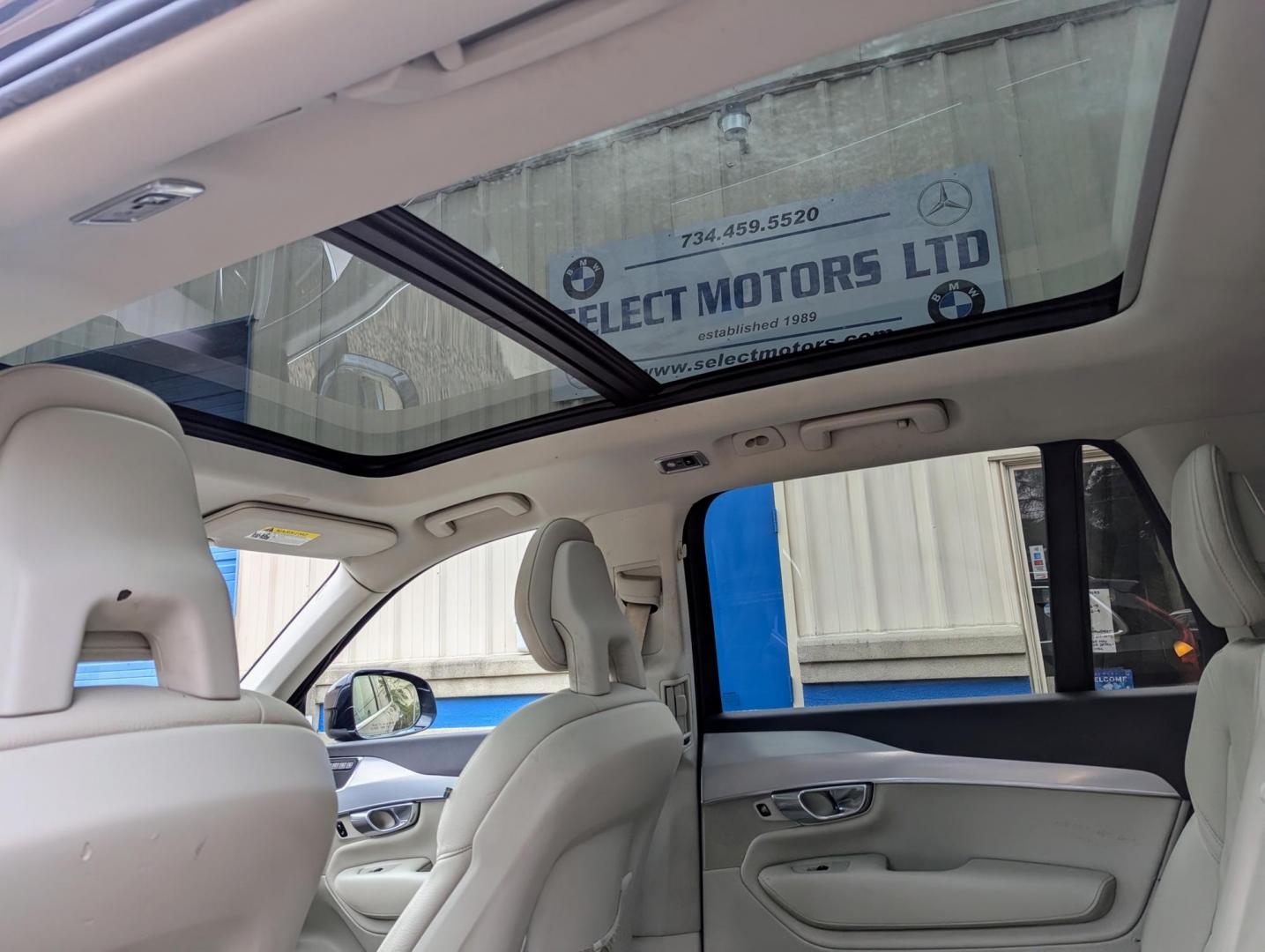 2016 Magic Blue Metallic /Beige Leather Volvo XC90 T8 Momentum (YV4BC0PKXG1) with an 2.0L L4 DOHC 16V HYBRID engine, 8A transmission, located at 603 Amelia Street, Plymouth, MI, 48170, (734) 459-5520, 42.378841, -83.464546 - Vehicles shown by appointment - Please call ahead - 734-459-5520, text 734-658-4573 or contact us via our web site at: http://www.selectmotors.com for complete Inventory, Photos, Videos and FREE Carfax Reports. 2016 Volvo XC90 T8 Momentum, Magic Blue Metallic with Beige Leather interior, One Owne - Photo#5