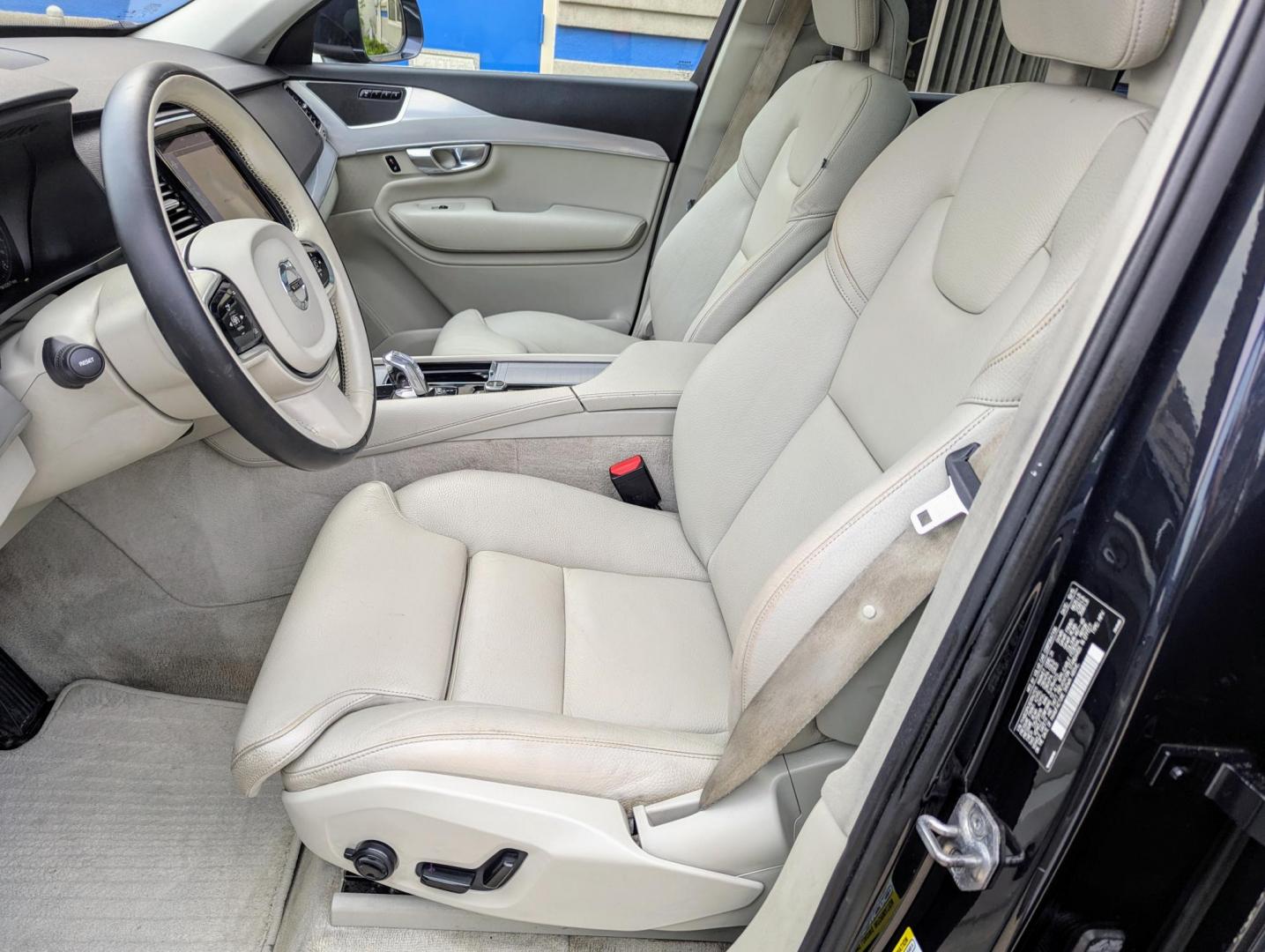 2016 Magic Blue Metallic /Beige Leather Volvo XC90 T8 Momentum (YV4BC0PKXG1) with an 2.0L L4 DOHC 16V HYBRID engine, 8A transmission, located at 603 Amelia Street, Plymouth, MI, 48170, (734) 459-5520, 42.378841, -83.464546 - Vehicles shown by appointment - Please call ahead - 734-459-5520, text 734-658-4573 or contact us via our web site at: http://www.selectmotors.com for complete Inventory, Photos, Videos and FREE Carfax Reports. 2016 Volvo XC90 T8 Momentum, Magic Blue Metallic with Beige Leather interior, One Owne - Photo#4