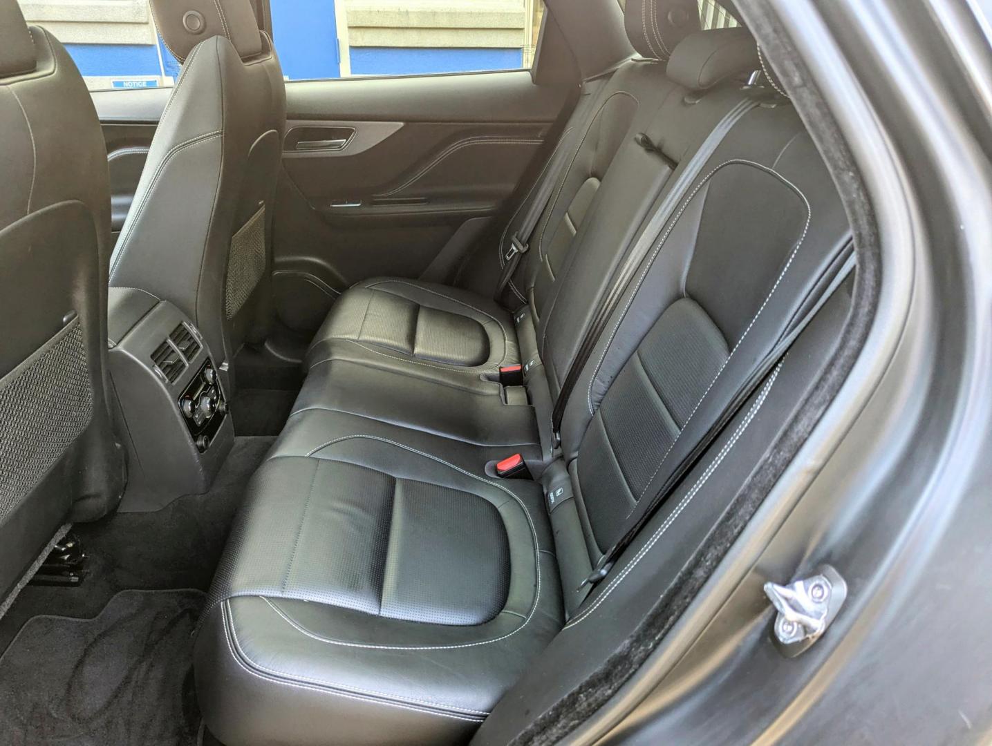 2018 Black /Ebony Jaguar F-Pace S (SADCM2FV3JA) with an 3.0L V6 DOHC 24V SUPERCHARGED engine, 8A transmission, located at 603 Amelia Street, Plymouth, MI, 48170, (734) 459-5520, 42.378841, -83.464546 - Vehicles shown by appointment - Please call ahead - 734-459-5520, text 734-658-4573 or contact us via our web site at: http://www.selectmotors.com for complete Inventory, Photos, Videos and FREE Carfax Reports. 2018 Jaguar F-Pace "S", Santorini Black Metallic with Ebony interior, One Owner, 72K - Photo#5