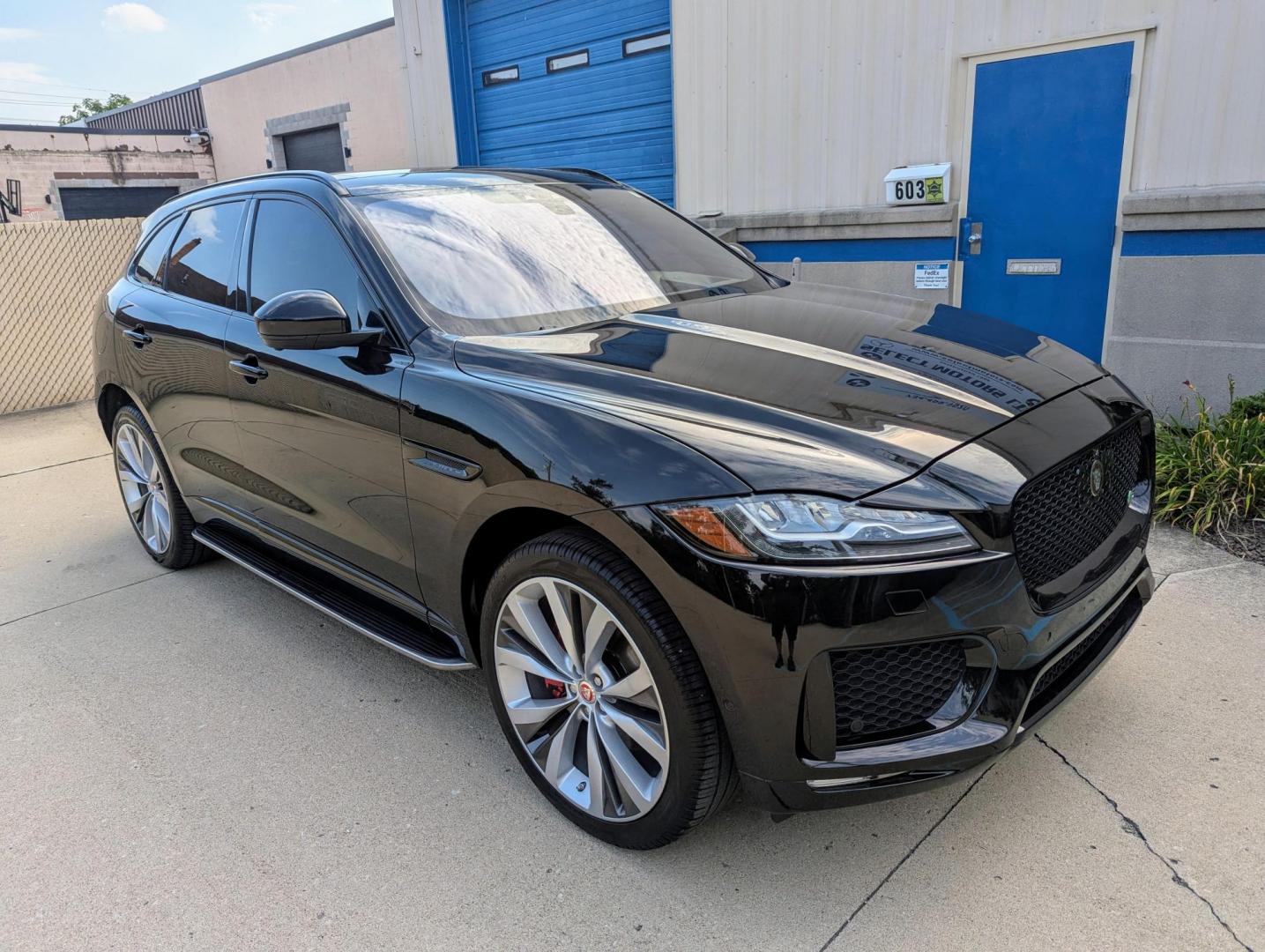2018 Black /Ebony Jaguar F-Pace S (SADCM2FV3JA) with an 3.0L V6 DOHC 24V SUPERCHARGED engine, 8A transmission, located at 603 Amelia Street, Plymouth, MI, 48170, (734) 459-5520, 42.378841, -83.464546 - Vehicles shown by appointment - Please call ahead - 734-459-5520, text 734-658-4573 or contact us via our web site at: http://www.selectmotors.com for complete Inventory, Photos, Videos and FREE Carfax Reports. 2018 Jaguar F-Pace "S", Santorini Black Metallic with Ebony interior, One Owner, 72K - Photo#13