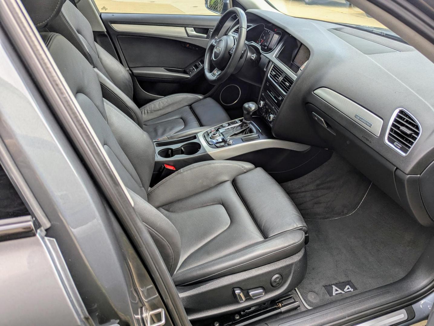 2014 Monsoon Gray Metallic /Black Leather Audi A4 2.0T Sedan quattro Tiptronic (WAUFFAFL1EN) with an 2.0L L4 DOHC 16V TURBO engine, 6-Speed Automatic transmission, located at 603 Amelia Street, Plymouth, MI, 48170, (734) 459-5520, 42.378841, -83.464546 - We will be closed September 11 through the 15th. Reopening on Tuesday, September 16th. We will respond to messages. Vehicles shown by appointment - Please call ahead - 734-459-5520, text 734-658-4573 or contact us via our web site at: http://www.selectmotors.com for complete Inventory, Photos, Vi - Photo#7