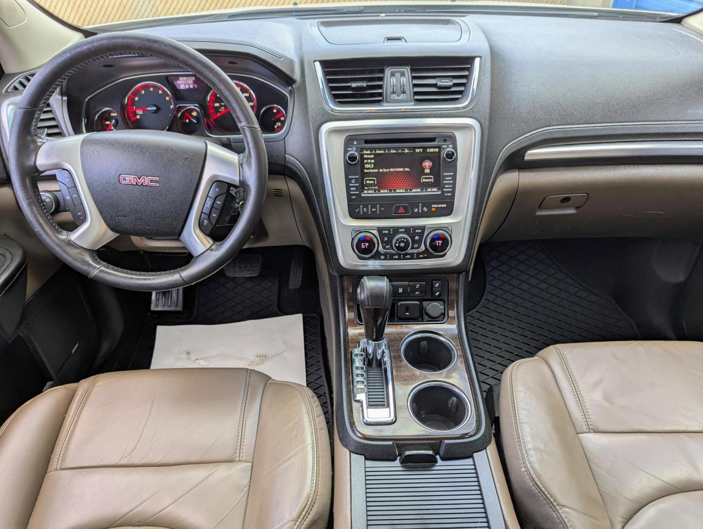 2015 White /Dark Cashmere Leather GMC Acadia SLT-1 AWD (1GKKVRKD3FJ) with an 3.6L V6 DOHC 24V engine, 6-Speed Automatic transmission, located at 603 Amelia Street, Plymouth, MI, 48170, (734) 459-5520, 42.378841, -83.464546 - We will be closed September 11 through the 15th. Reopening on Tuesday, September 16th. We will respond to messages. Vehicles shown by appointment - Please call ahead - 734-459-5520, text 734-658-4573 or contact us via our web site at: http://www.selectmotors.com for complete Inventory, Photos, Vi - Photo#11