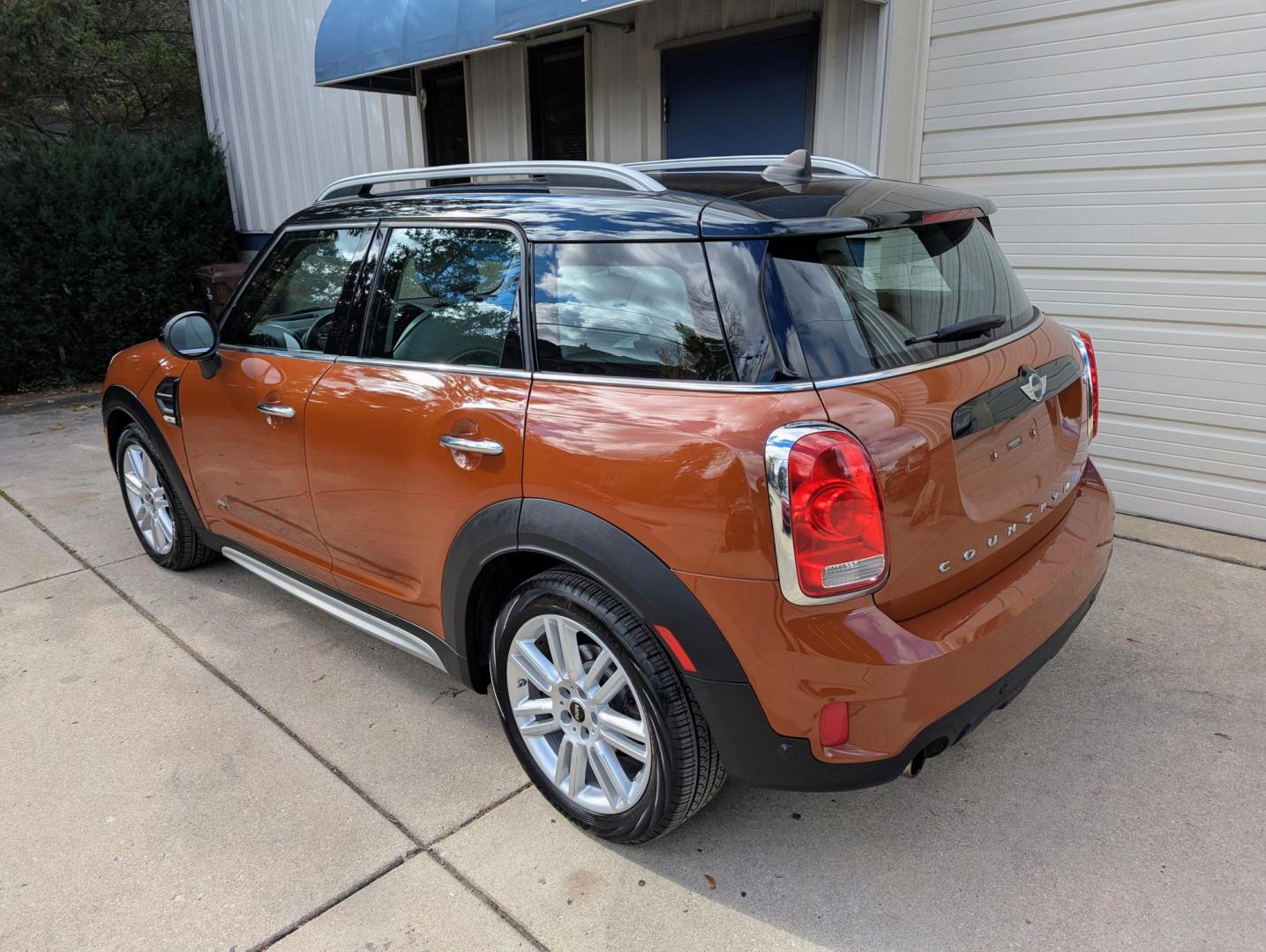 2017 Chestnut /Grey Leather Mini Countryman ALL4 (WMZYV5C30H3) with an 1.5 I3 16V TURBO engine, Automatic transmission, located at 603 Amelia Street, Plymouth, MI, 48170, (734) 459-5520, 42.378841, -83.464546 - Vehicles shown by appointment - Please call ahead - 734-459-5520, text 734-658-4573 or contact us via our web site at: http://www.selectmotors.com for complete Inventory, Photos, Videos and FREE Carfax Reports. 2017 MINI Countryman Cooper ALL4, Chestnut with Satellite Grey leather interior, 85K m - Photo#2