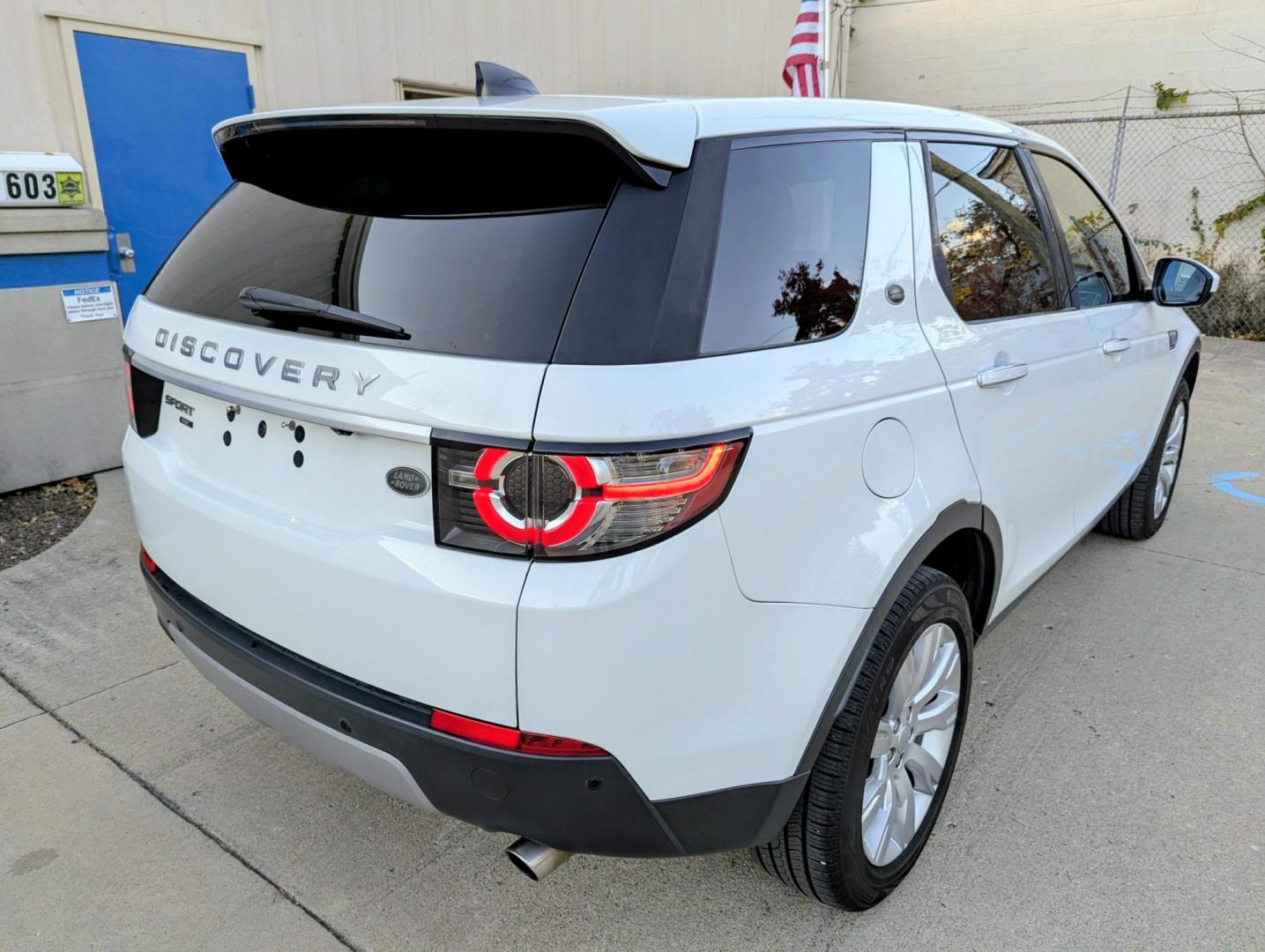 2017 White /Tan/Black Land Rover Discovery Sport HSE LUX (SALCT2BG3HH) with an 2.0L L4 DOHC 16V engine, 9A transmission, located at 603 Amelia Street, Plymouth, MI, 48170, (734) 459-5520, 42.378841, -83.464546 - Vehicles shown by appointment - Please call ahead - 734-459-5520, text 734-658-4573 or contact us via our web site at: http://www.selectmotors.com for complete Inventory, Photos, Videos and FREE Carfax Reports. 2017 Land Rover Discovery Sport HSE Luxury, Fuji White, Tan/Black Windsor leather in - Photo#12