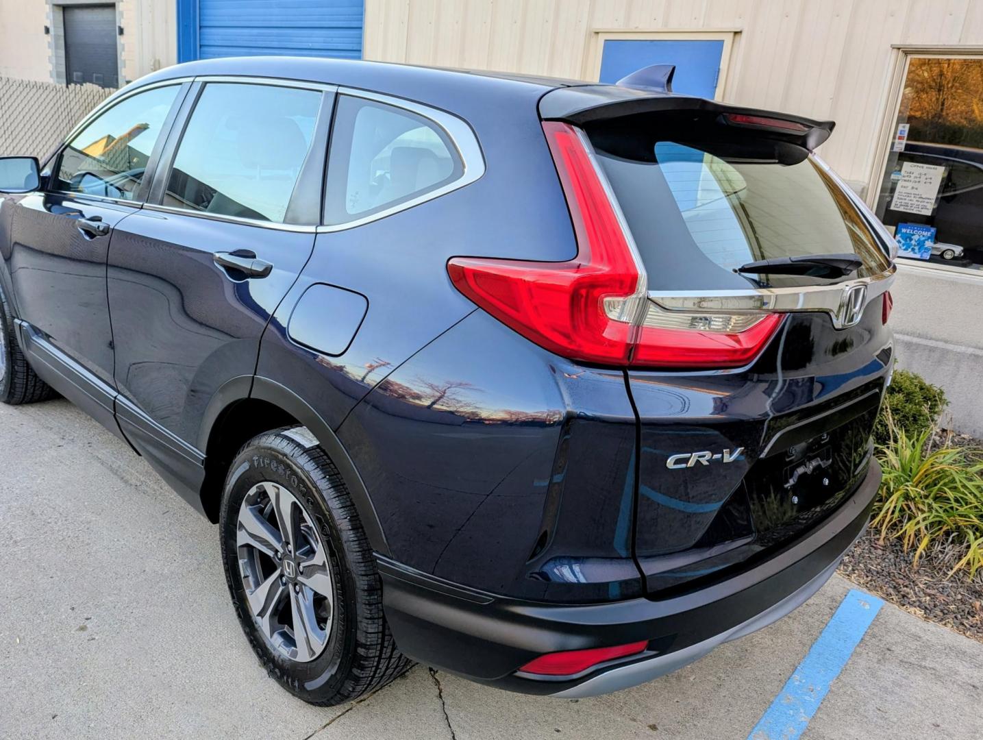 2018 Obsidian Blue Pearl /Grey/Black Honda CR-V LX AWD (2HKRW6H38JH) with an 2.4L L4 DOHC 16V engine, CVT transmission, located at 603 Amelia Street, Plymouth, MI, 48170, (734) 459-5520, 42.378841, -83.464546 - Vehicles shown by appointment - Please call ahead - 734-459-5520, text 734-658-4573 or contact us via our web site at: http://www.selectmotors.com for complete Inventory, Photos, Videos and FREE Carfax Reports. 2018 Honda CR-V LX, Obsidian Blue Pearl with Grey/Black interior, 104K miles, all - Photo#3