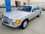 1986 Silver Metallic /Blue Leather Mercedes-Benz 420 SEL (WDBCA35DXGA) with an 4.2L V8 SOHC 16V engine, Automatic transmission, located at 603 Amelia Street, Plymouth, MI, 48170, (734) 459-5520, 42.378841, -83.464546 - Photo#0