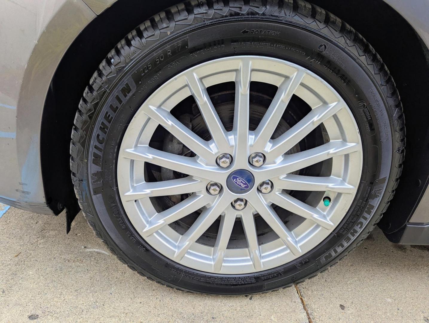 2013 Sterling Grey Metallic /Charcoal Black Leather Ford C-Max SEL (1FADP5BU3DL) with an 2.0L L4 DOHC 16V HYBRID engine, Continuously Variable Transmission transmission, located at 603 Amelia Street, Plymouth, MI, 48170, (734) 459-5520, 42.378841, -83.464546 - Photo#15