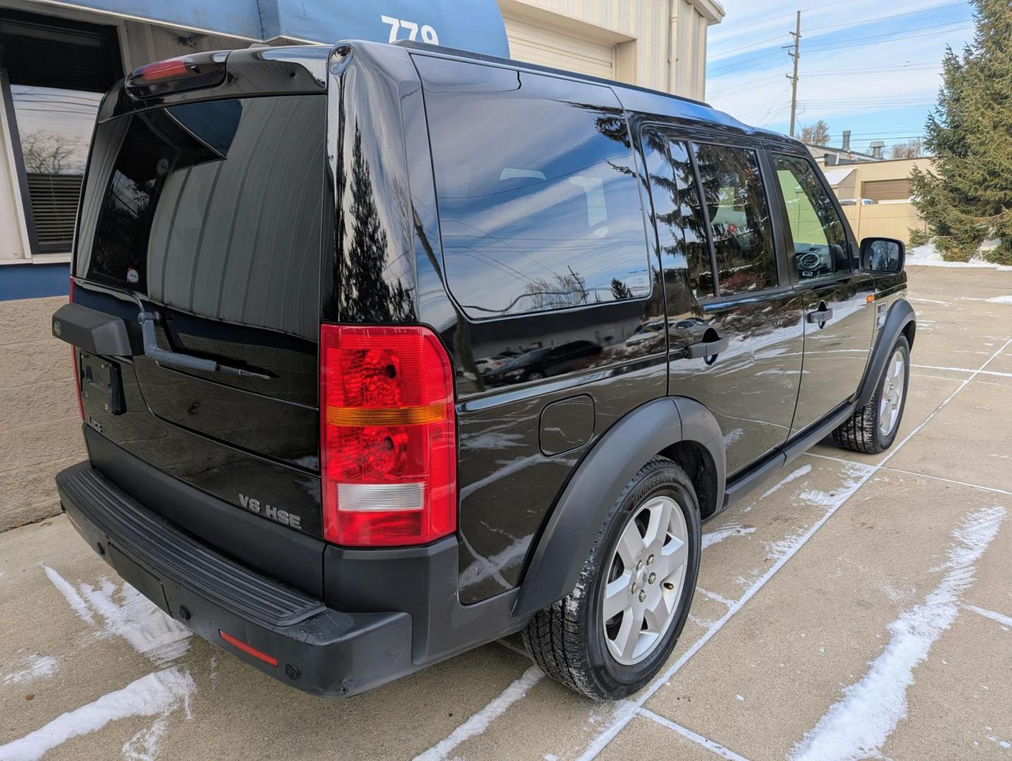 2008 Black /Black Land Rover LR3 HSE (SALAG25408A) with an 4.4L V8 DOHC 32V engine, 6-Speed Automatic transmission, located at 603 Amelia Street, Plymouth, MI, 48170, (734) 459-5520, 42.378841, -83.464546 - Photo#12