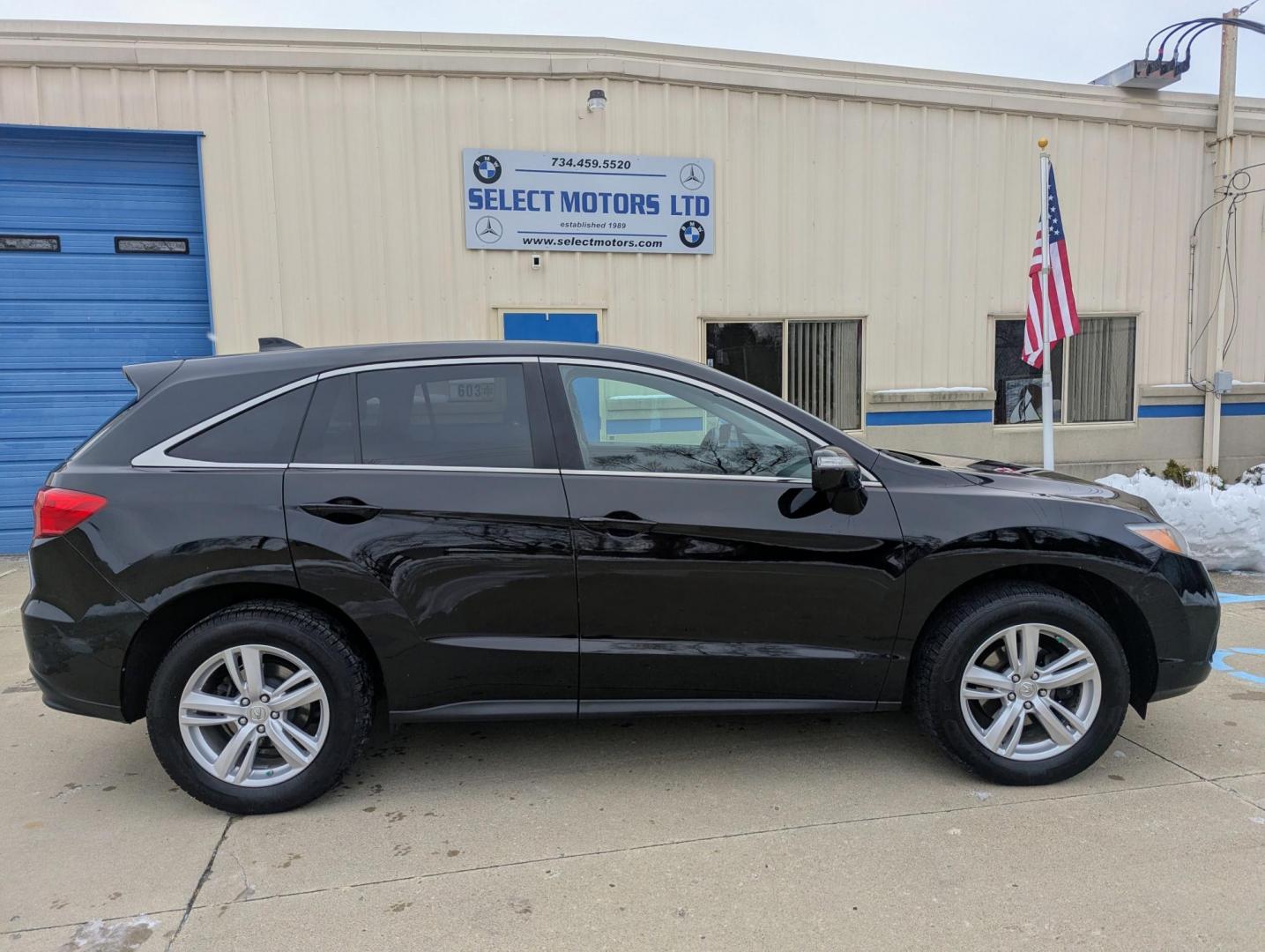 2015 Black /Ebony Leather Acura RDX 6-Spd AT (5J8TB3H39FL) with an 2.3L L4 DOHC 16V engine, 6-Speed Automatic transmission, located at 603 Amelia Street, Plymouth, MI, 48170, (734) 459-5520, 42.378841, -83.464546 - Photo#11