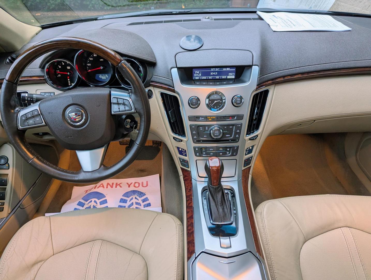 2012 Black /Cashmere leather Cadillac CTS Luxury AWD (1G6DG5E54C0) with an 3.0L V6 DOHC 24V FFV engine, 6-Speed Automatic transmission, located at 603 Amelia Street, Plymouth, MI, 48170, (734) 459-5520, 42.378841, -83.464546 - Vehicles shown by appointment - Please call ahead - 734-459-5520, text 734-658-4573 or contact us via our web site at: http://www.selectmotors.com for complete Inventory, Photos, Videos and FREE Carfax Reports. 2012 Cadillac CTS 3.0L Luxury, Black with Cashmere leather interior, 140K miles, all w - Photo#6