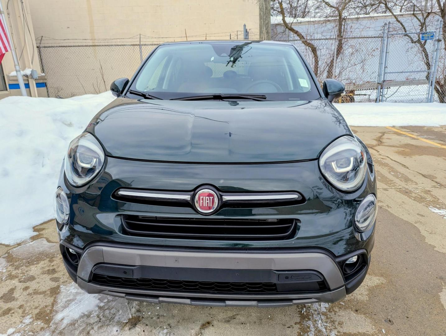 2020 Vibrante Green Metallic /Brown Leather Fiat 500x Trekking (ZFBNFYB16LP) with an 1.3L L4 Turbo engine, 9A transmission, located at 603 Amelia Street, Plymouth, MI, 48170, (734) 459-5520, 42.378841, -83.464546 - Vehicles shown by appointment - Please call ahead - 734-459-5520, text 734-658-4573 or contact us via our web site at: http://www.selectmotors.com for complete Inventory, Photos, Videos and FREE Carfax Reports. 2020 Fiat 500X Trekking, Vibrante Green metallic, Brown leather bucket seats, 25K mile - Photo#1