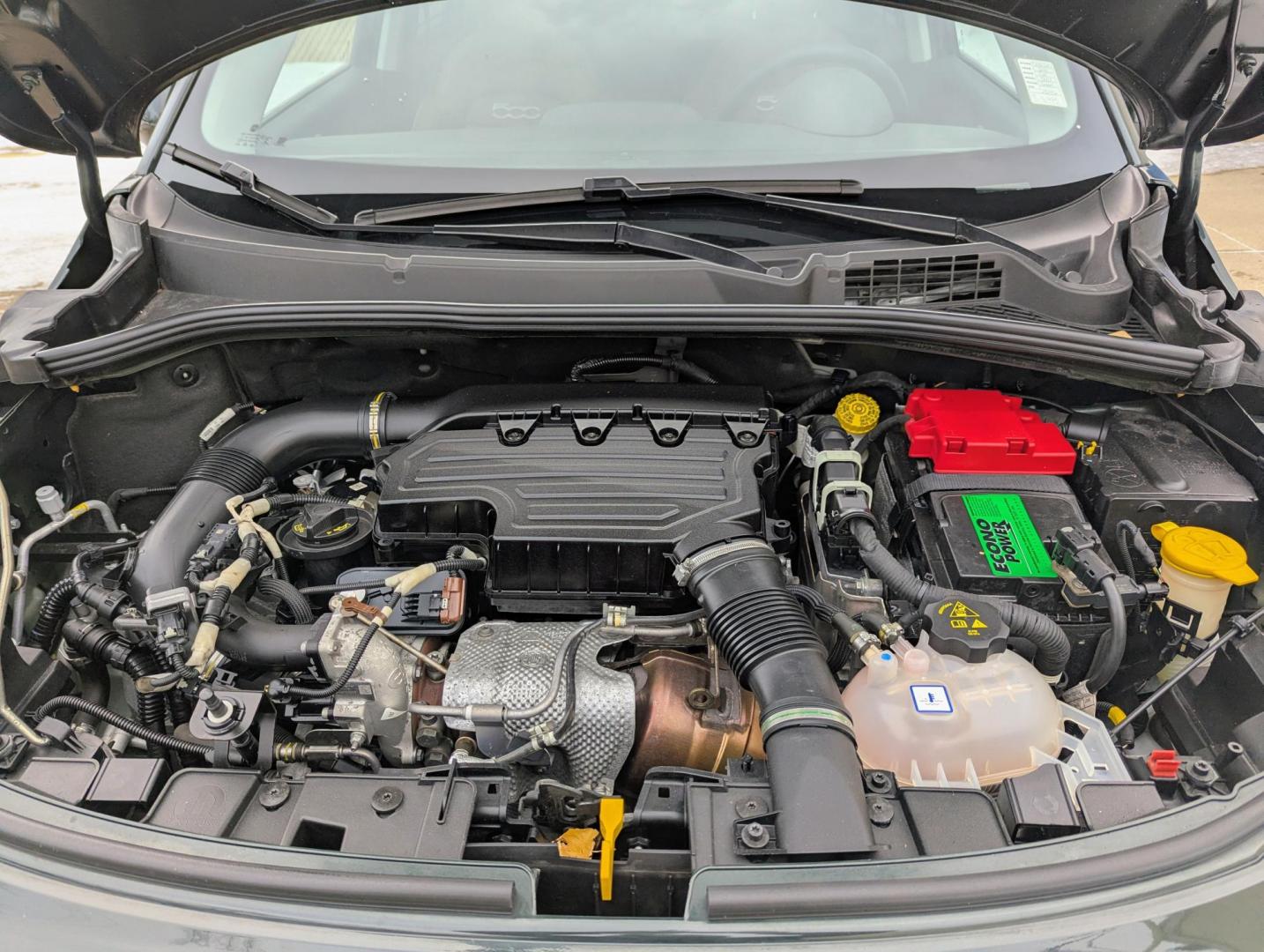 2020 Vibrante Green Metallic /Brown Leather Fiat 500x Trekking (ZFBNFYB16LP) with an 1.3L L4 Turbo engine, 9A transmission, located at 603 Amelia Street, Plymouth, MI, 48170, (734) 459-5520, 42.378841, -83.464546 - Vehicles shown by appointment - Please call ahead - 734-459-5520, text 734-658-4573 or contact us via our web site at: http://www.selectmotors.com for complete Inventory, Photos, Videos and FREE Carfax Reports. 2020 Fiat 500X Trekking, Vibrante Green metallic, Brown leather bucket seats, 25K mile - Photo#15