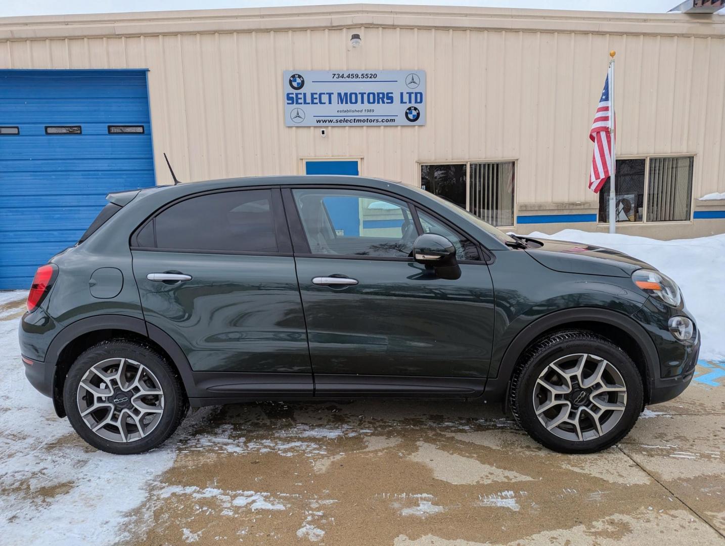 2020 Vibrante Green Metallic /Brown Leather Fiat 500x Trekking (ZFBNFYB16LP) with an 1.3L L4 Turbo engine, 9A transmission, located at 603 Amelia Street, Plymouth, MI, 48170, (734) 459-5520, 42.378841, -83.464546 - Vehicles shown by appointment - Please call ahead - 734-459-5520, text 734-658-4573 or contact us via our web site at: http://www.selectmotors.com for complete Inventory, Photos, Videos and FREE Carfax Reports. 2020 Fiat 500X Trekking, Vibrante Green metallic, Brown leather bucket seats, 25K mile - Photo#18