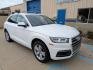 2019 White /Black Leather Audi Q5 2.0T Premium Plus quattro (WA1BNAFY4K2) with an 2.0L L4 DOHC 16V engine, 8A transmission, located at 603 Amelia Street, Plymouth, MI, 48170, (734) 459-5520, 42.378841, -83.464546 - Vehicles shown by appointment - Please call ahead - 734-459-5520, text 734-658-4573 or contact us via our web site at: http://www.selectmotors.com for complete Inventory, Photos, Videos and FREE Carfax Reports. 2019 Audi Q5 Quattro Premium Plus, Ibis White with Black leather interior, 70K one own - Photo#8