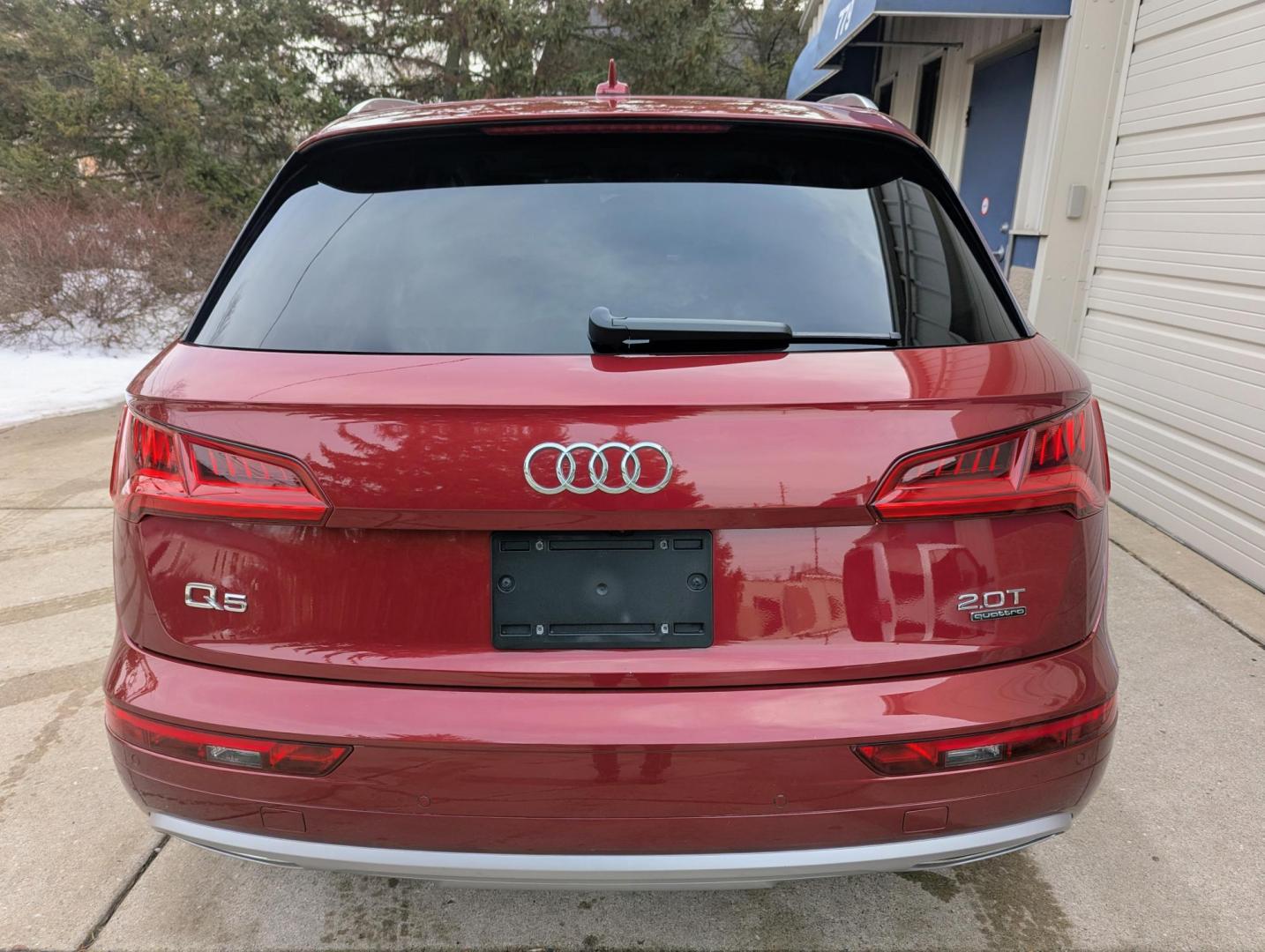 2018 Matador Red Metallic /Black Leather Audi Q5 2.0T Premium Plus quattro (WA1BNAFY9J2) with an 2.0L L4 DOHC 16V engine, 8A transmission, located at 603 Amelia Street, Plymouth, MI, 48170, (734) 459-5520, 42.378841, -83.464546 - Vehicles shown by appointment - Please call ahead - 734-459-5520, text 734-658-4573 or contact us via our web site at: http://www.selectmotors.com for complete Inventory, Photos, Videos and FREE Carfax Reports. 2018 Audi Q5 2.0T quattro Premium Plus, Matador Red Metallic, Black leather interior - Photo#3