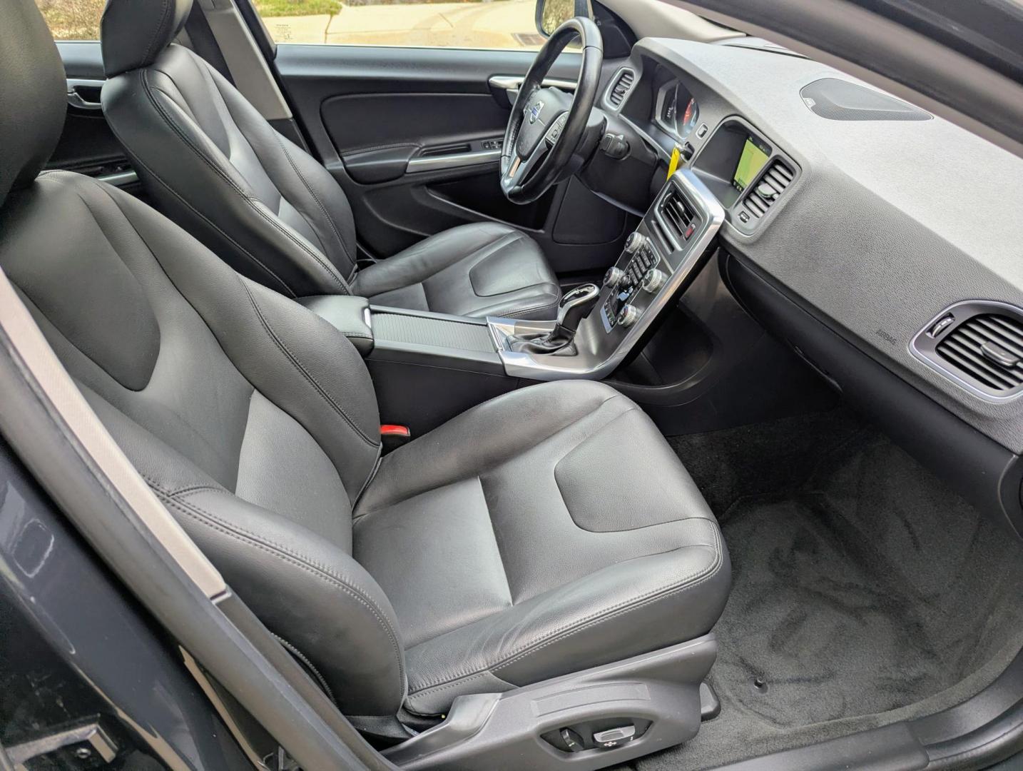 2015 Saville Grey Metallic /Black Leather Volvo S60 2.5 Platinum 4WD (YV1612TM3F1) with an 2.5L L5 DOHC 20V engine, 6-Speed Automatic transmission, located at 603 Amelia Street, Plymouth, MI, 48170, (734) 459-5520, 42.378841, -83.464546 - Vehicles shown by appointment - Please call ahead - 734-459-5520, text 734-658-4573 or contact us via our web site at: http://www.selectmotors.com for complete Inventory, Photos, Videos and FREE Carfax Reports. Rare Find: 2015.5 Volvo S60 T5 AWD Platinum Edition Pristine Condition | One Owner | L- Photo#7