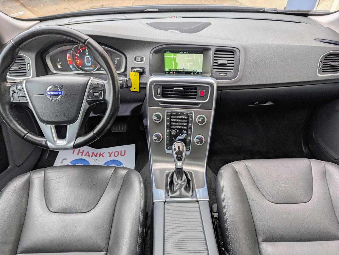 2015 Saville Grey Metallic /Black Leather Volvo S60 2.5 Platinum 4WD (YV1612TM3F1) with an 2.5L L5 DOHC 20V engine, 6-Speed Automatic transmission, located at 603 Amelia Street, Plymouth, MI, 48170, (734) 459-5520, 42.378841, -83.464546 - Vehicles shown by appointment - Please call ahead - 734-459-5520, text 734-658-4573 or contact us via our web site at: http://www.selectmotors.com for complete Inventory, Photos, Videos and FREE Carfax Reports. Rare Find: 2015.5 Volvo S60 T5 AWD Platinum Edition Pristine Condition | One Owner | L- Photo#9