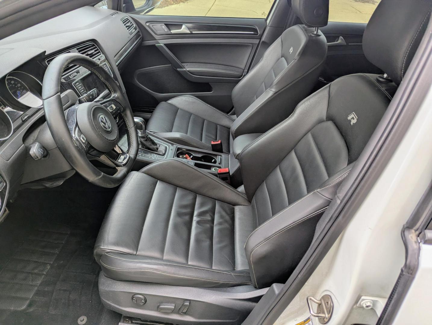 2015 White /Black Leather Volkswagen Golf R Base (WVWLF7AU5FW) with an 2.0L L4 engine, 6-Speed Automatic transmission, located at 603 Amelia Street, Plymouth, MI, 48170, (734) 459-5520, 42.378841, -83.464546 - Vehicles shown by appointment - Please call ahead - 734-459-5520, text 734-658-4573 or contact us via our web site at: http://www.selectmotors.com for complete Inventory, Photos, Videos and FREE Carfax Reports. 2015 Volkswagen Golf R – Performance Grade Upgrades Price: $13,950 Experience th - Photo#4