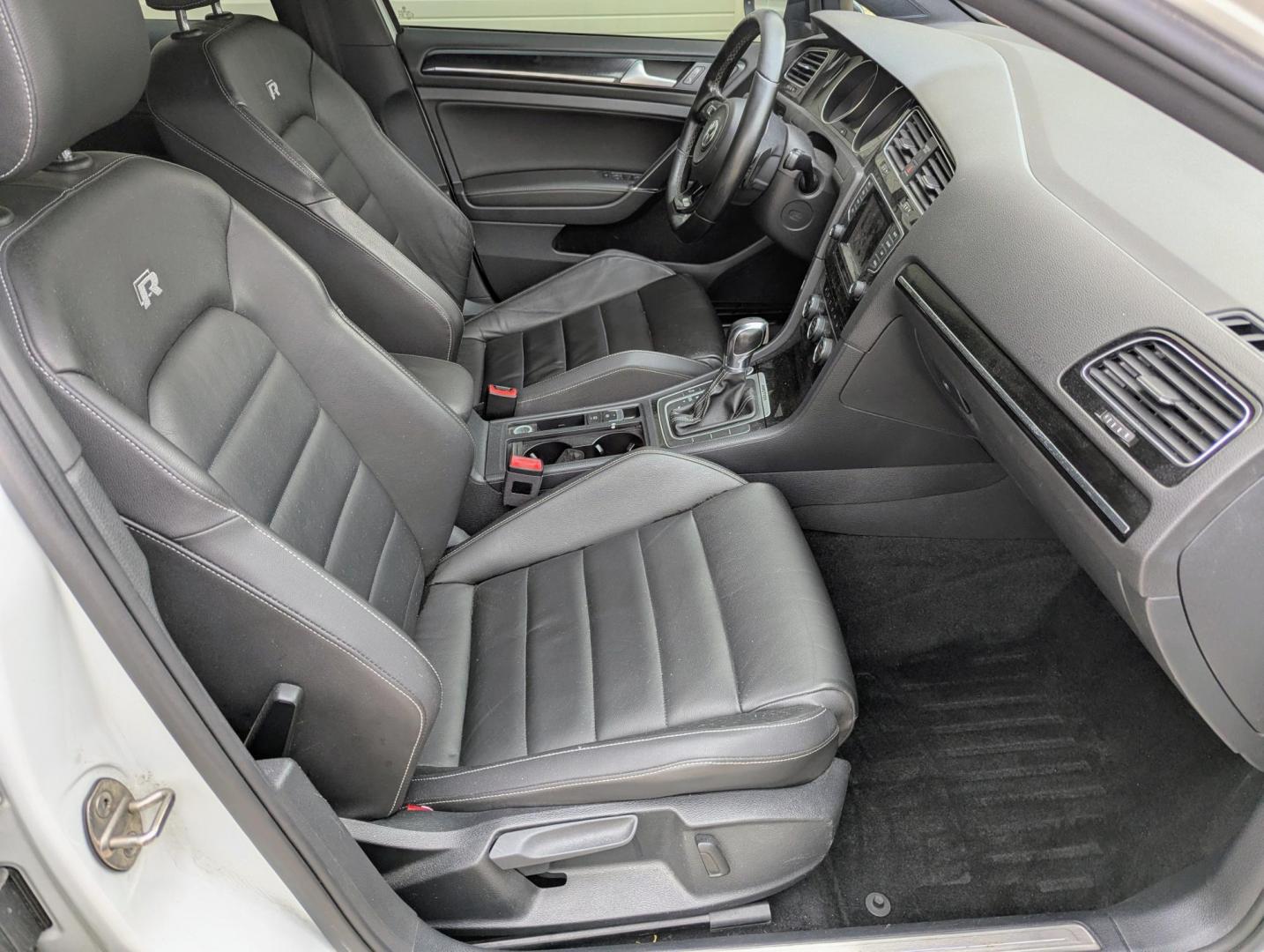 2015 White /Black Leather Volkswagen Golf R Base (WVWLF7AU5FW) with an 2.0L L4 engine, 6-Speed Automatic transmission, located at 603 Amelia Street, Plymouth, MI, 48170, (734) 459-5520, 42.378841, -83.464546 - Vehicles shown by appointment - Please call ahead - 734-459-5520, text 734-658-4573 or contact us via our web site at: http://www.selectmotors.com for complete Inventory, Photos, Videos and FREE Carfax Reports. 2015 Volkswagen Golf R – Performance Grade Upgrades Price: $13,950 Experience th - Photo#7