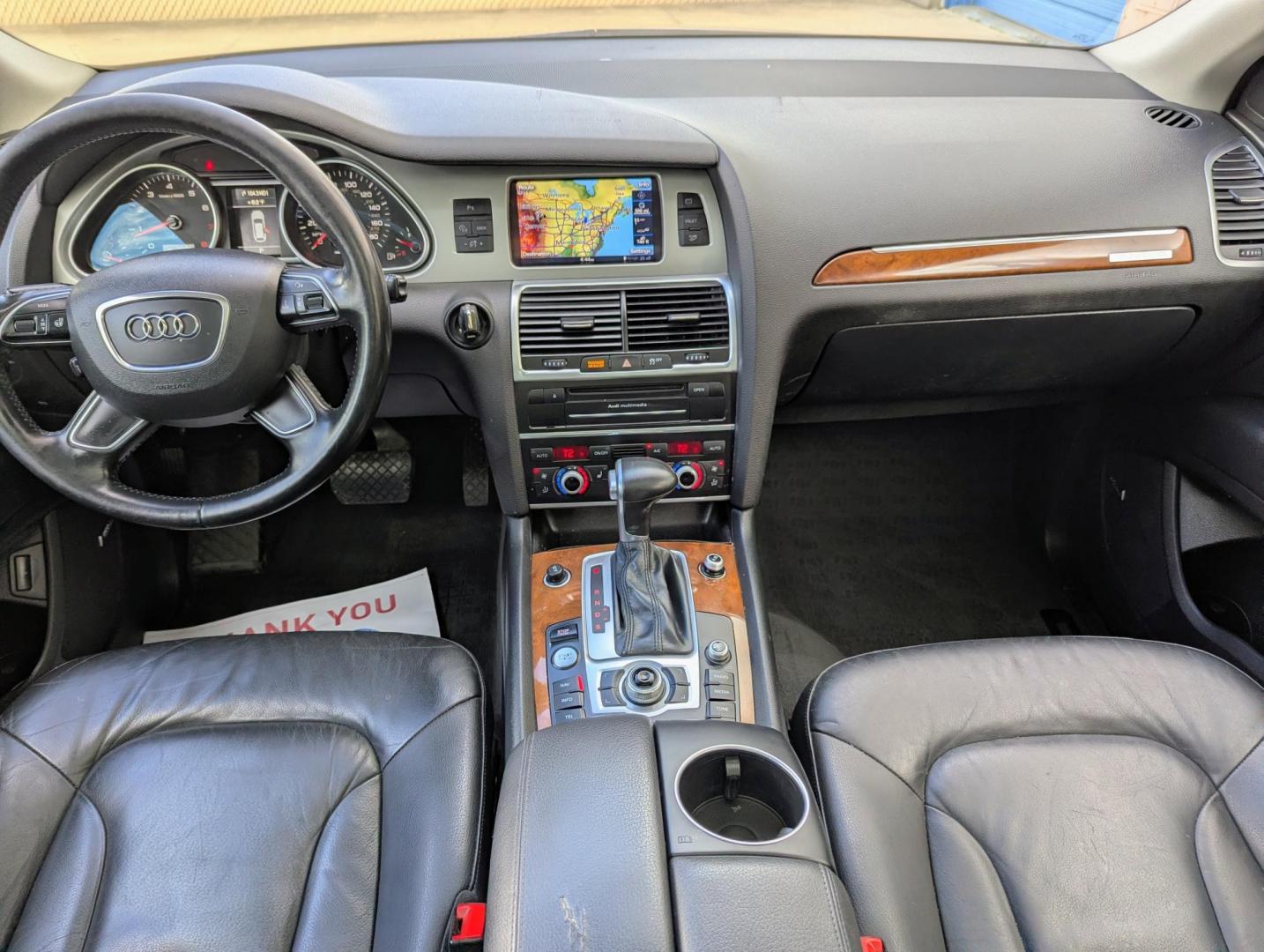 2015 Gray Pearl /Black Leather Audi Q7 3.0T Premium Plus quattro (WA1LGAFE2FD) with an 3.0L V6 DOHC 24V TURBO engine, 8-Speed Automatic transmission, located at 603 Amelia Street, Plymouth, MI, 48170, (734) 459-5520, 42.378841, -83.464546 - Vehicles shown by appointment - Please call ahead - 734-459-5520, text 734-658-4573 or contact us via our web site at: http://www.selectmotors.com for complete Inventory, Photos, Videos and FREE Carfax Reports. Original window sticker: https://monroneylabels.com/cars/16258003-2015-audi-q7 For - Photo#10