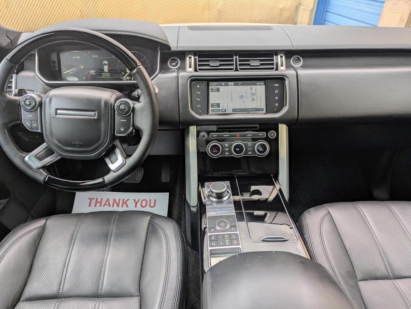 2016 White /Black Leather Land Rover Range Rover HSE (SALGS2VF1GA) with an 3.0L V6 DOHC 24V SUPERCHARGED engine, 8A transmission, located at 603 Amelia Street, Plymouth, MI, 48170, (734) 459-5520, 42.378841, -83.464546 - Vehicles shown by appointment - Please call ahead - 734-459-5520, text 734-658-4573 or contact us via our web site at: http://www.selectmotors.com for complete Inventory, Photos, Videos and FREE Carfax Reports. For Sale: 2016 Range Rover HSE – Luxury & Performance Experience the pinnacle of Brit - Photo#10