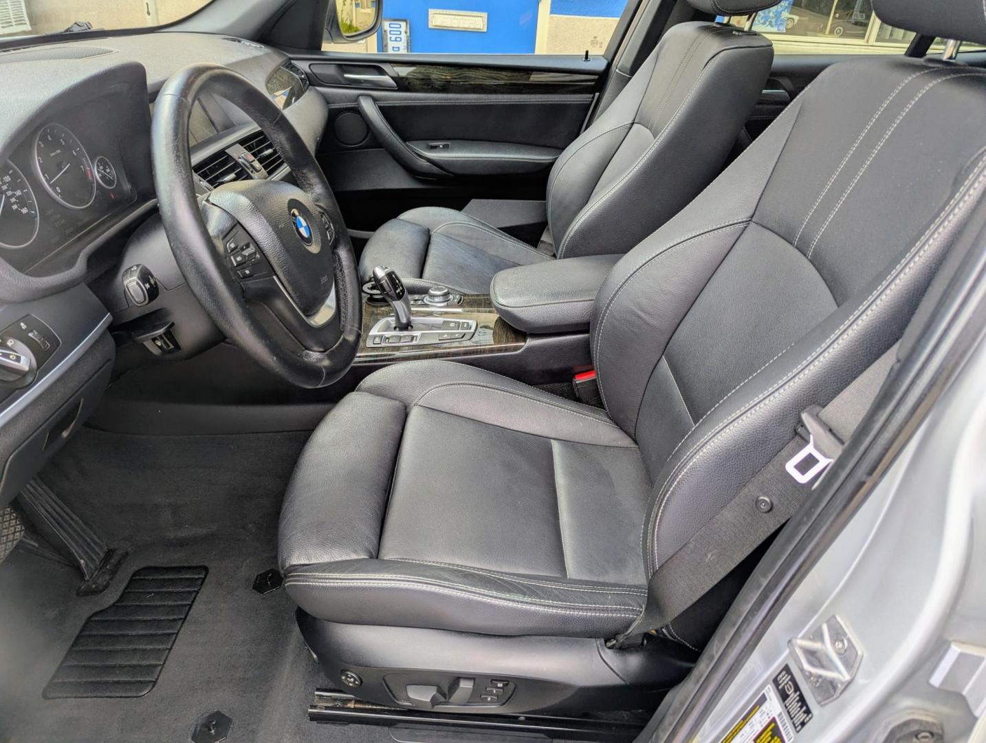 2013 Silver Metallic /Black Leather BMW X3 xDrive28i (5UXWX9C53D0) with an 3.0L L6 DOHC 24V engine, 8-Speed Automatic transmission, located at 603 Amelia Street, Plymouth, MI, 48170, (734) 459-5520, 42.378841, -83.464546 - Vehicles shown by appointment - Please call ahead - 734-459-5520, text 734-658-4573 or contact us via our web site at: http://www.selectmotors.com for complete Inventory, Photos, Videos and FREE Carfax Reports. 2013 BMW X3 xDrive28i – Loaded & Meticulously Maintained Price: $9,995 (Warranty & - Photo#4