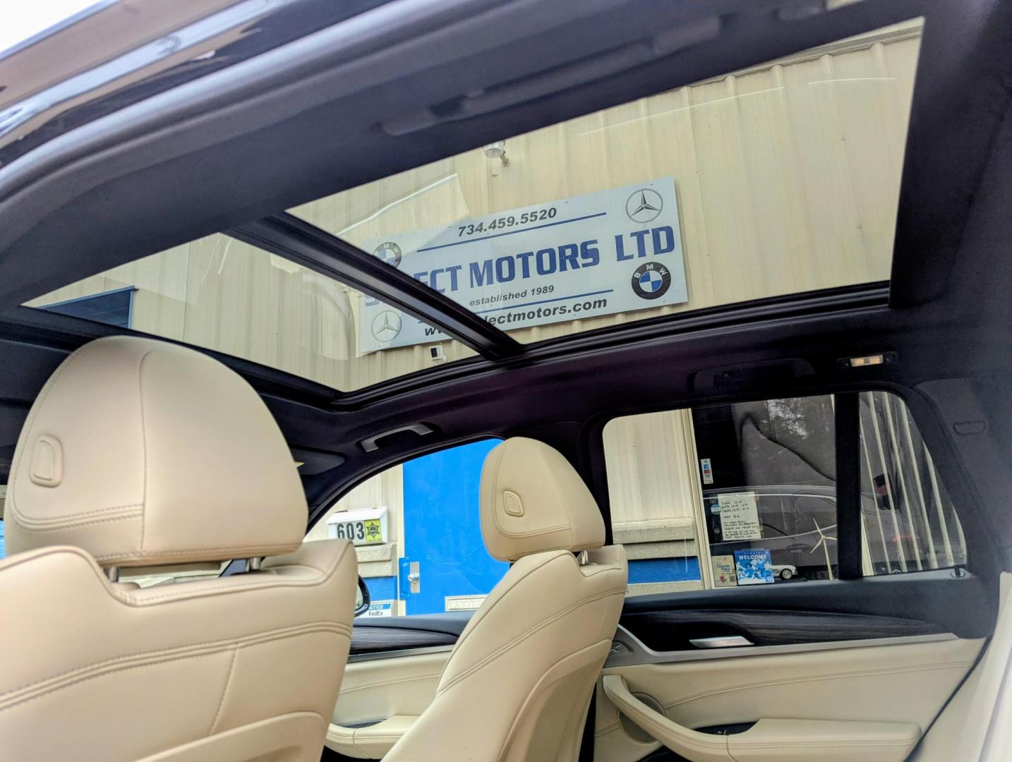 2019 Graphite Grey Metallic /Beige Leather BMW X3 xDrive30i (5UXTR9C51KL) with an 2.0L L4 DOHC 16V engine, 8A transmission, located at 603 Amelia Street, Plymouth, MI, 48170, (734) 459-5520, 42.378841, -83.464546 - Vehicles shown by appointment - Please call ahead - 734-459-5520, text 734-658-4573 or contact us via our web site at: http://www.selectmotors.com for complete Inventory, Photos, Videos and FREE Carfax Reports. 2019 BMW X3 xDrive30i Price: $18,995 | Warranty Included Take a look at this ex- Photo#5