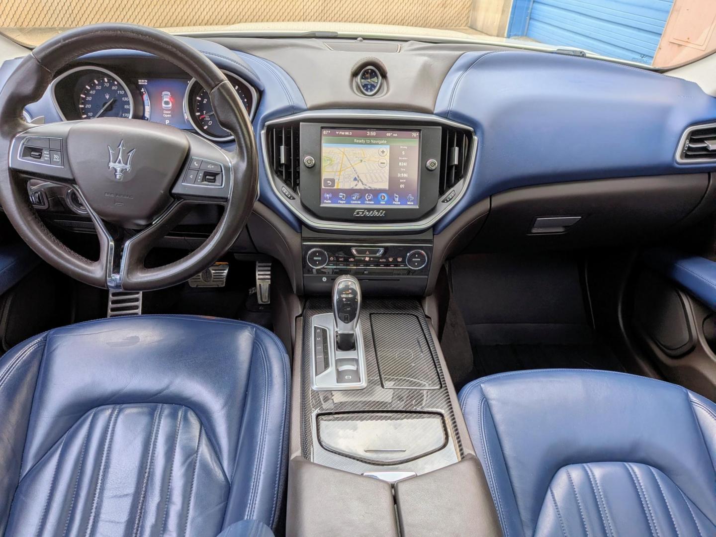 2015 White /Blue & Brown leather Maserati Ghibli Base (ZAM57RTA8F1) with an 3.0L V6 DOHC 24V engine, 8-Speed Automatic transmission, located at 603 Amelia Street, Plymouth, MI, 48170, (734) 459-5520, 42.378841, -83.464546 - Vehicles shown by appointment - Please call ahead - 734-459-5520, text 734-658-4573 or contact us via our web site at: http://www.selectmotors.com for complete Inventory, Photos, Videos and FREE Carfax Reports. 2015 Maserati Ghibli S Q4 Price: $9,995 (Document Fee Included) Mileage: 82,000 mile - Photo#12