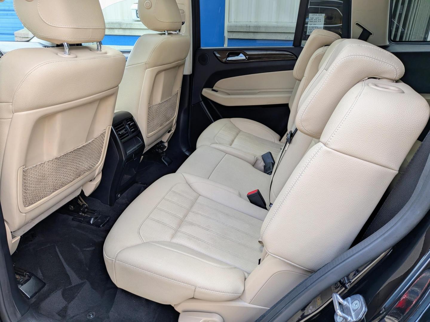 2019 Black /Almond Beige Leather Mercedes-Benz GLS-Class GLS450 4MATIC (4JGDF6EE3KB) with an 3.0L V6 DOHC 24V TURBO DIESEL engine, 7A transmission, located at 603 Amelia Street, Plymouth, MI, 48170, (734) 459-5520, 42.378841, -83.464546 - Vehicles shown by appointment - Please call ahead - 734-459-5520, text 734-658-4573 or contact us via our web site at: http://www.selectmotors.com for complete Inventory, Photos, Videos and FREE Carfax Reports. 2019 Mercedes-Benz GLS 450 4MATIC Price: $23,995 (Warranty & Documentary Fee Included) - Photo#4
