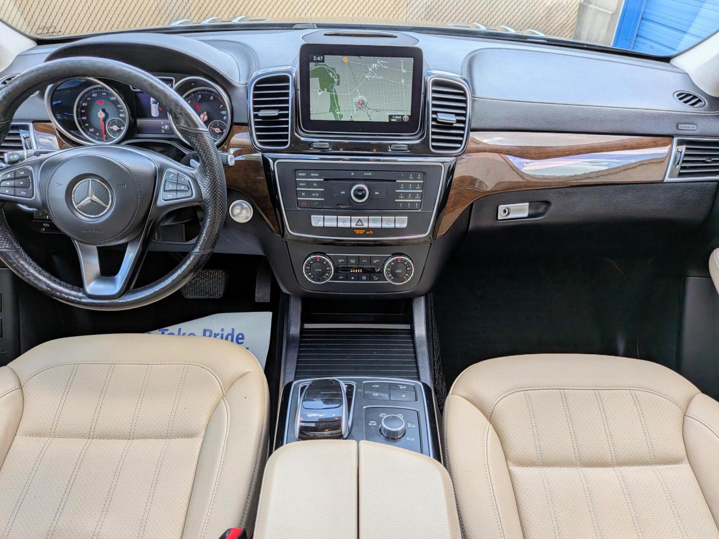 2019 Black /Almond Beige Leather Mercedes-Benz GLS-Class GLS450 4MATIC (4JGDF6EE3KB) with an 3.0L V6 DOHC 24V TURBO DIESEL engine, 7A transmission, located at 603 Amelia Street, Plymouth, MI, 48170, (734) 459-5520, 42.378841, -83.464546 - Vehicles shown by appointment - Please call ahead - 734-459-5520, text 734-658-4573 or contact us via our web site at: http://www.selectmotors.com for complete Inventory, Photos, Videos and FREE Carfax Reports. 2019 Mercedes-Benz GLS 450 4MATIC Price: $23,995 (Warranty & Documentary Fee Included) - Photo#8