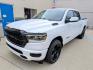 2020 White /Black RAM 1500 Big Horn Crew Cab SWB 4WD (1C6SRFFT8LN) with an 5.7L V8 OHV 16V engine, 8A transmission, located at 603 Amelia Street, Plymouth, MI, 48170, (734) 459-5520, 42.378841, -83.464546 - Vehicles shown by appointment - Please call ahead - 734-459-5520, text 734-658-4573 or contact us via our web site at: http://www.selectmotors.com for complete Inventory, Photos, Videos and FREE Carfax Reports. 2020 RAM 1500 Big Horn Crew Cab 4x4 Looking for a truck that perfectly balances rugg- Photo#0