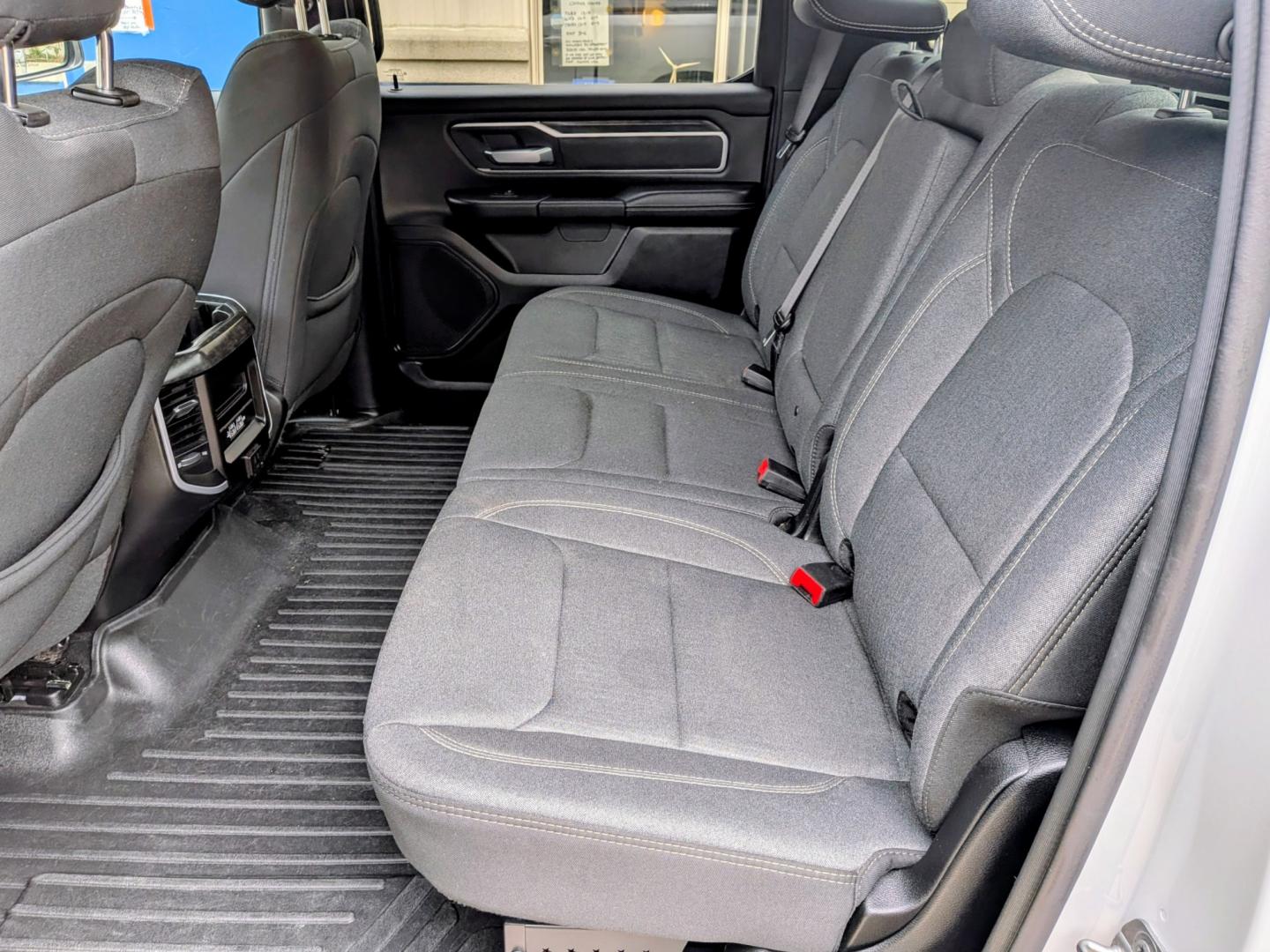2020 White /Black RAM 1500 Big Horn Crew Cab SWB 4WD (1C6SRFFT8LN) with an 5.7L V8 OHV 16V engine, 8A transmission, located at 603 Amelia Street, Plymouth, MI, 48170, (734) 459-5520, 42.378841, -83.464546 - Vehicles shown by appointment - Please call ahead - 734-459-5520, text 734-658-4573 or contact us via our web site at: http://www.selectmotors.com for complete Inventory, Photos, Videos and FREE Carfax Reports. 2020 RAM 1500 Big Horn Crew Cab 4x4 Looking for a truck that perfectly balances rugg- Photo#5