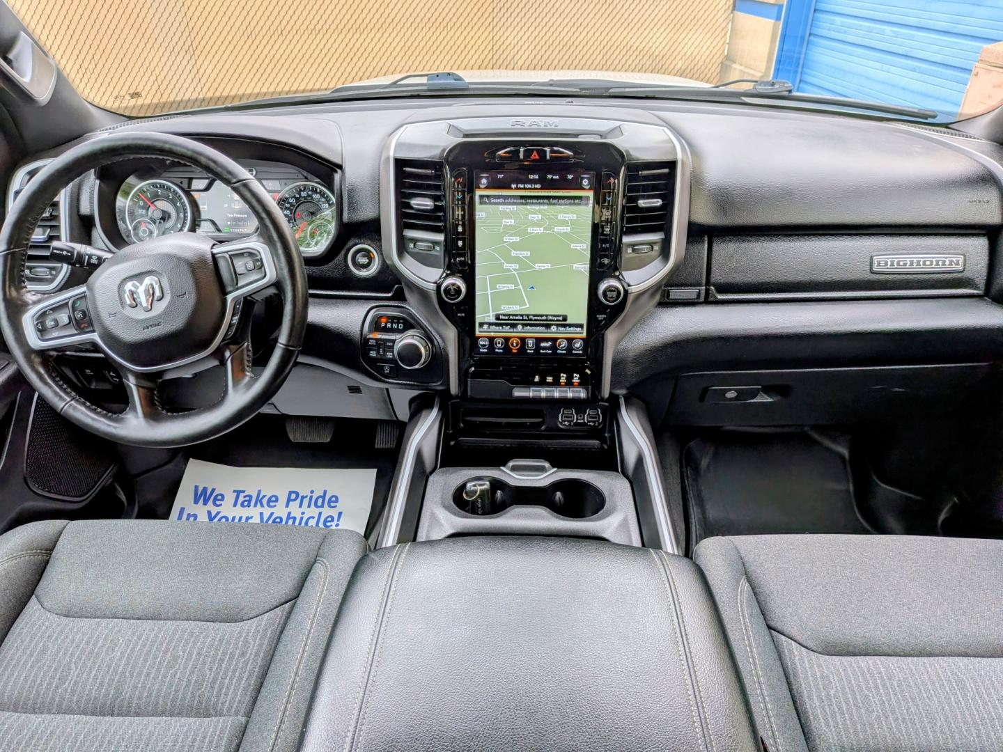 2020 White /Black RAM 1500 Big Horn Crew Cab SWB 4WD (1C6SRFFT8LN) with an 5.7L V8 OHV 16V engine, 8A transmission, located at 603 Amelia Street, Plymouth, MI, 48170, (734) 459-5520, 42.378841, -83.464546 - Vehicles shown by appointment - Please call ahead - 734-459-5520, text 734-658-4573 or contact us via our web site at: http://www.selectmotors.com for complete Inventory, Photos, Videos and FREE Carfax Reports. 2020 RAM 1500 Big Horn Crew Cab 4x4 Looking for a truck that perfectly balances rugg- Photo#8