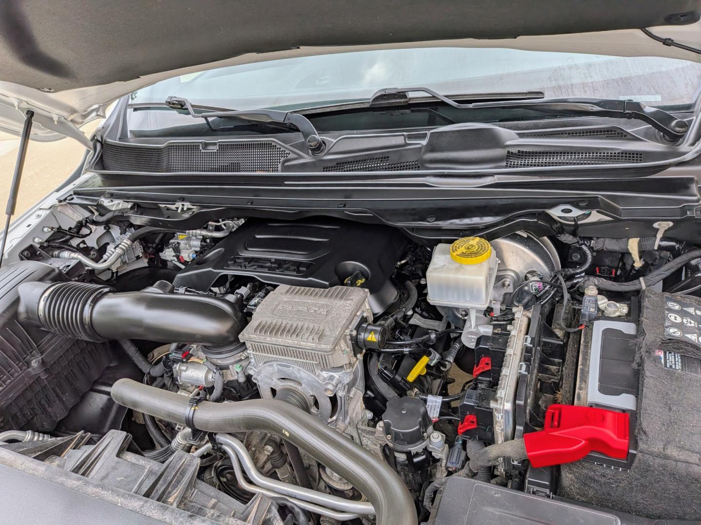 2020 White /Black RAM 1500 Big Horn Crew Cab SWB 4WD (1C6SRFFT8LN) with an 5.7L V8 OHV 16V engine, 8A transmission, located at 603 Amelia Street, Plymouth, MI, 48170, (734) 459-5520, 42.378841, -83.464546 - Vehicles shown by appointment - Please call ahead - 734-459-5520, text 734-658-4573 or contact us via our web site at: http://www.selectmotors.com for complete Inventory, Photos, Videos and FREE Carfax Reports. 2020 RAM 1500 Big Horn Crew Cab 4x4 Looking for a truck that perfectly balances rugg- Photo#18