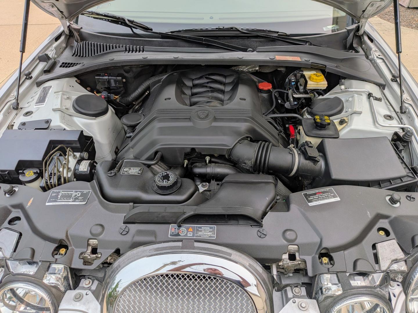 2003 Silver Metallic /Ivory Leather Jaguar S-Type 4.2 (SAJEA01U93H) with an 4.2L V8 DOHC 32V engine, 6A OD transmission, located at 603 Amelia Street, Plymouth, MI, 48170, (734) 459-5520, 42.378841, -83.464546 - Vehicles shown by appointment - Please call ahead - 734-459-5520, text 734-658-4573 or contact us via our web site at: http://www.selectmotors.com for complete Inventory, Photos, Videos and FREE Carfax Reports. 2003 Jaguar S-Type 4.2L V8 — Only 67k Miles! An exceptional blend of British luxur- Photo#15