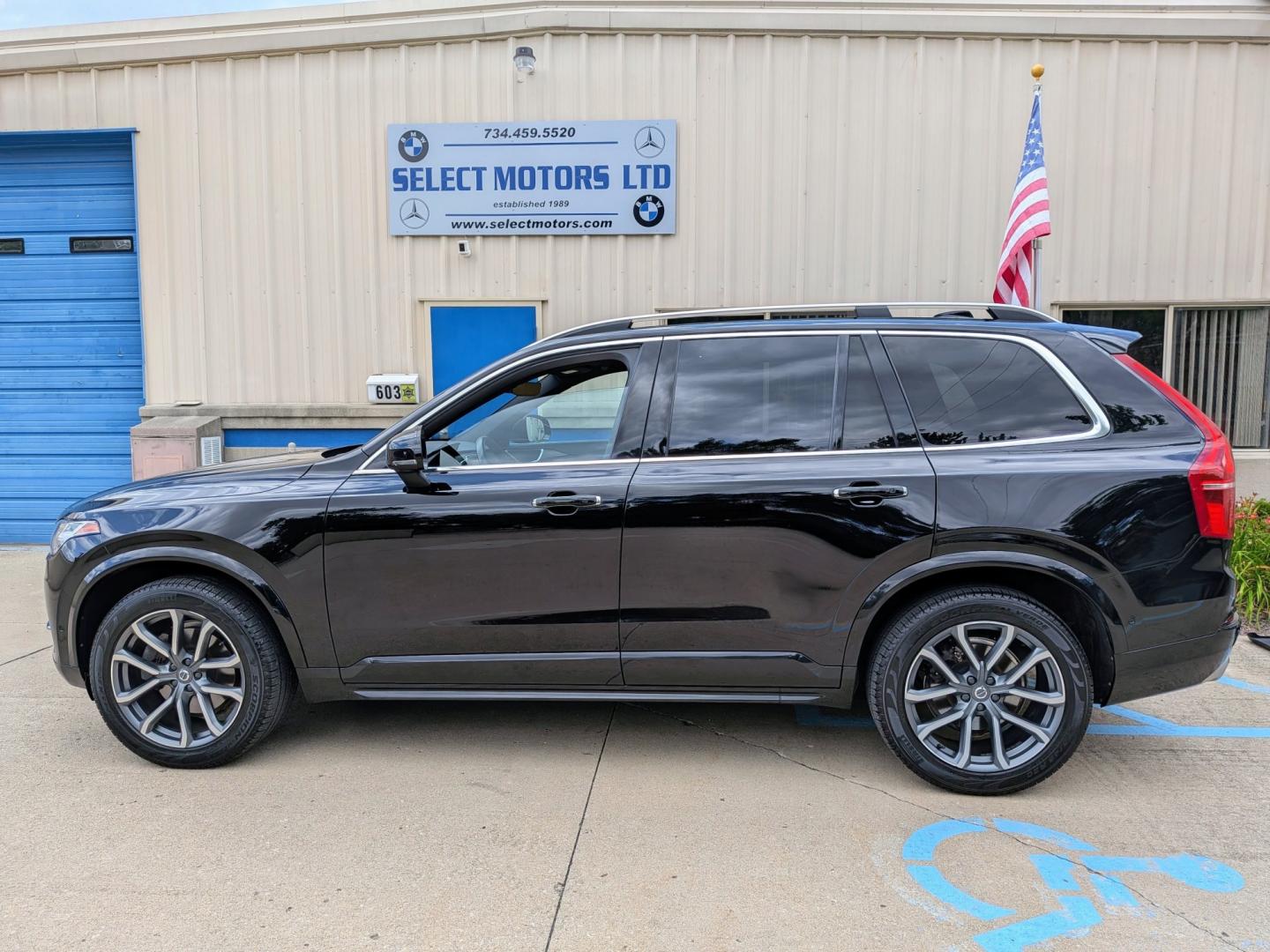 2016 Black /Amber leather Volvo XC90 T6 Momentum (YV4A22PK3G1) with an 2.0L L4 DOHC 16V engine, 8A transmission, located at 603 Amelia Street, Plymouth, MI, 48170, (734) 459-5520, 42.378841, -83.464546 - Vehicles shown by appointment - Please call ahead - 734-459-5520, text 734-658-4573 or contact us via our web site at: http://www.selectmotors.com for complete Inventory, Photos, Videos and FREE Carfax Reports. 2016 Volvo XC90 T6 AWD Momentum Price: $13,995 (Warranty & Document Fee Included!)- Photo#2