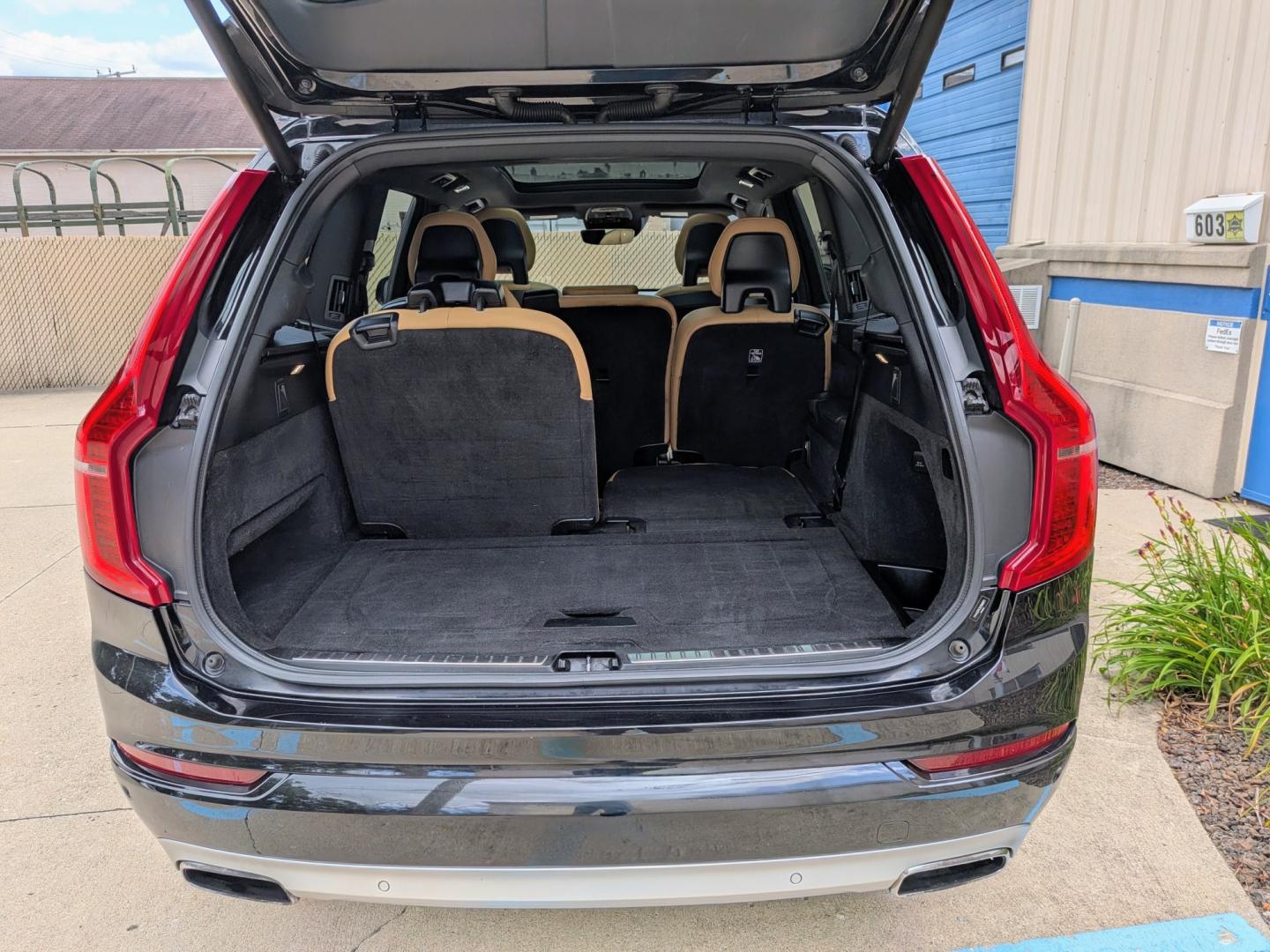 2016 Black /Amber leather Volvo XC90 T6 Momentum (YV4A22PK3G1) with an 2.0L L4 DOHC 16V engine, 8A transmission, located at 603 Amelia Street, Plymouth, MI, 48170, (734) 459-5520, 42.378841, -83.464546 - Vehicles shown by appointment - Please call ahead - 734-459-5520, text 734-658-4573 or contact us via our web site at: http://www.selectmotors.com for complete Inventory, Photos, Videos and FREE Carfax Reports. 2016 Volvo XC90 T6 AWD Momentum Price: $13,995 (Warranty & Document Fee Included!)- Photo#8