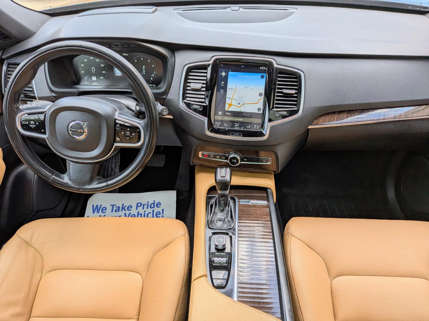 2016 Black /Amber leather Volvo XC90 T6 Momentum (YV4A22PK3G1) with an 2.0L L4 DOHC 16V engine, 8A transmission, located at 603 Amelia Street, Plymouth, MI, 48170, (734) 459-5520, 42.378841, -83.464546 - Vehicles shown by appointment - Please call ahead - 734-459-5520, text 734-658-4573 or contact us via our web site at: http://www.selectmotors.com for complete Inventory, Photos, Videos and FREE Carfax Reports. 2016 Volvo XC90 T6 AWD Momentum Price: $13,995 (Warranty & Document Fee Included!)- Photo#11