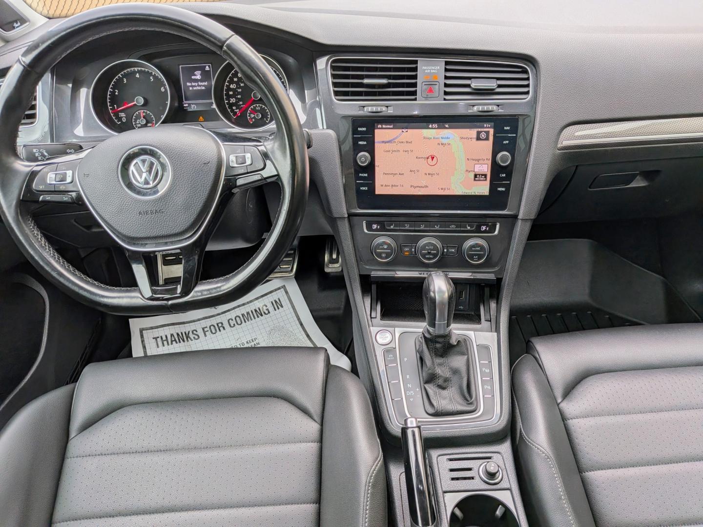 2019 Platinum Grey Metallic /Black Volkswagen Golf Alltrack TSI SE 6A (3VWH17AU4KM) with an 1.8L L4 DOHC 16V engine, 6A transmission, located at 603 Amelia Street, Plymouth, MI, 48170, (734) 459-5520, 42.378841, -83.464546 - Vehicles shown by appointment - Please call ahead - 734-459-5520, text 734-658-4573 or contact us via our web site at: http://www.selectmotors.com for complete Inventory, Photos, Videos and FREE Carfax Reports. 2019 Volkswagen Golf Alltrack SEL 4Motion Top-of-the-Line All-Wheel-Drive Wagon Pr- Photo#9